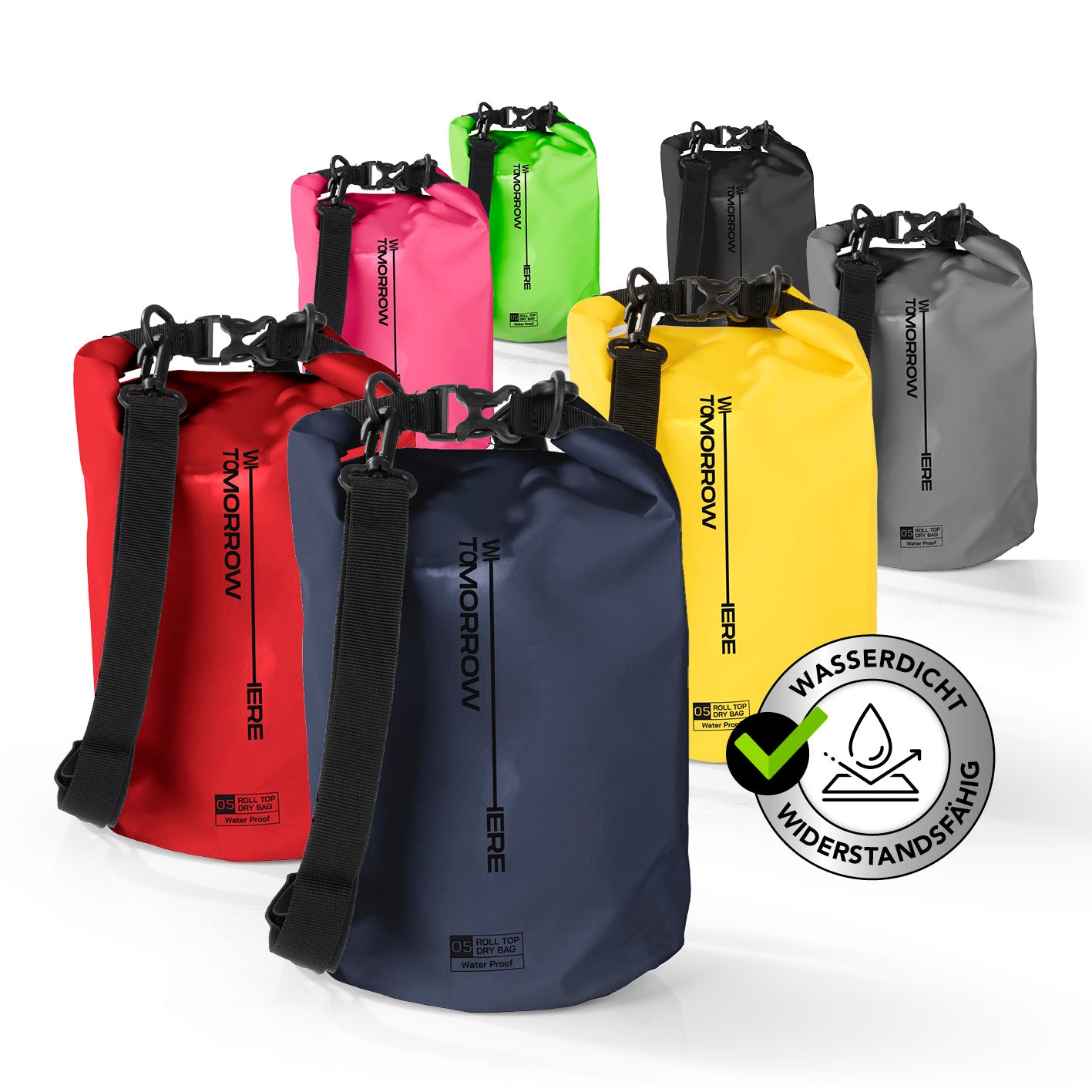 Dry Bag 5L - Style 02 - Dunkelblau