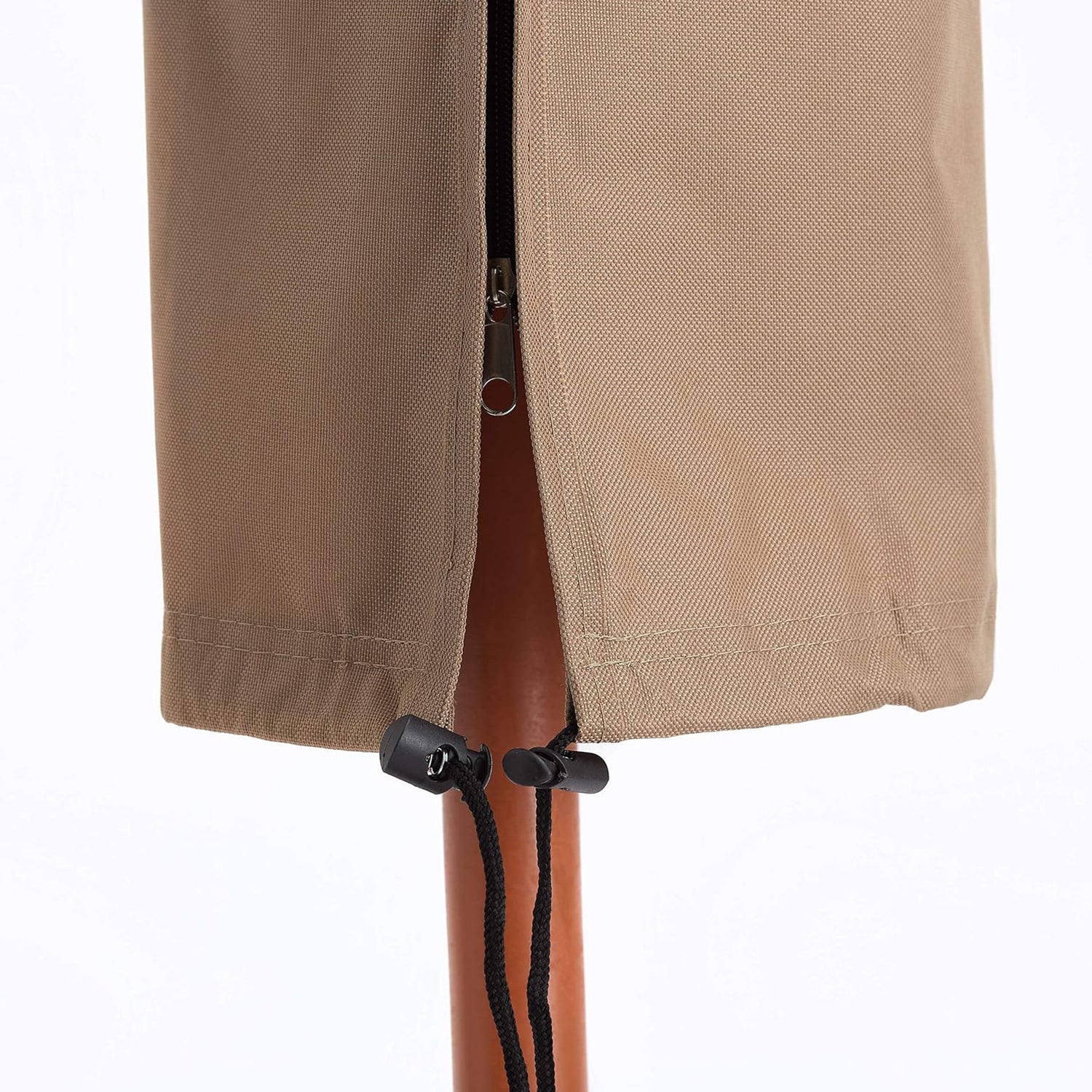 Abdeckung Schutzhülle für Sonnenschirm - 195 x 25/35 cm - Beige