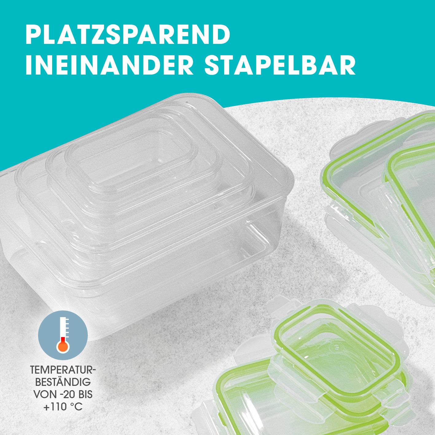 Frischhaltedosen Klick-it - 56-tlg. - transparent