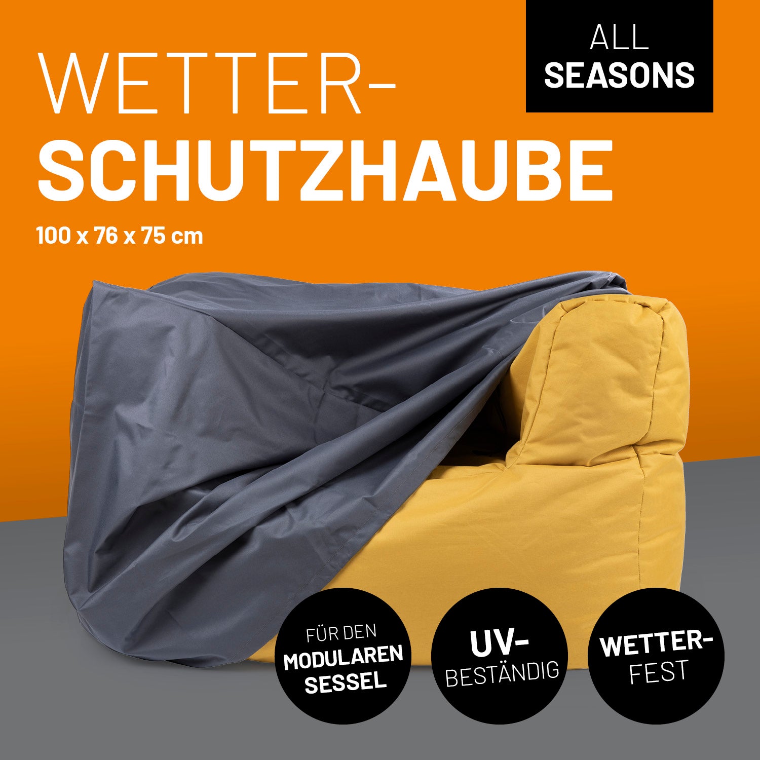 Wetterschutzhaube für den Modularen Sessel - 100 x 76 x 75 cm