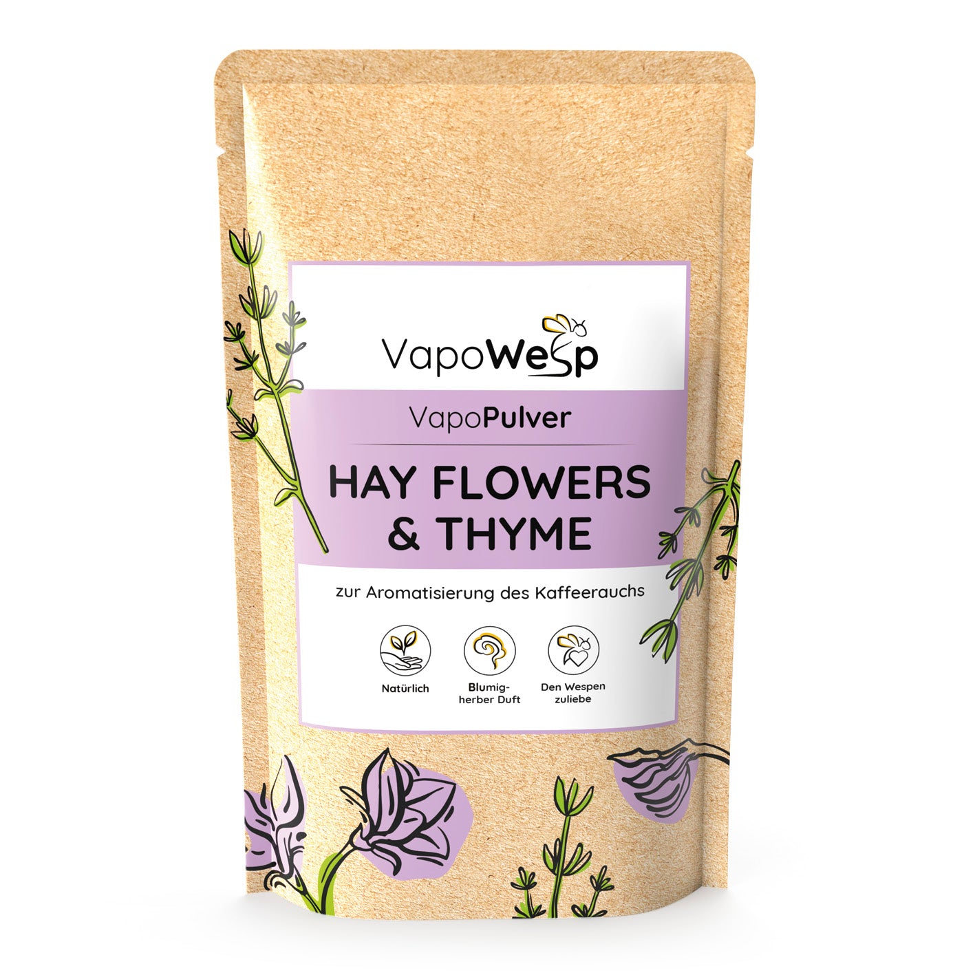 Pulver-Set Orange & Rosemary (100 g) + Lemon Basil (100 g) + Hay Flowers & Thyme (100 g)
