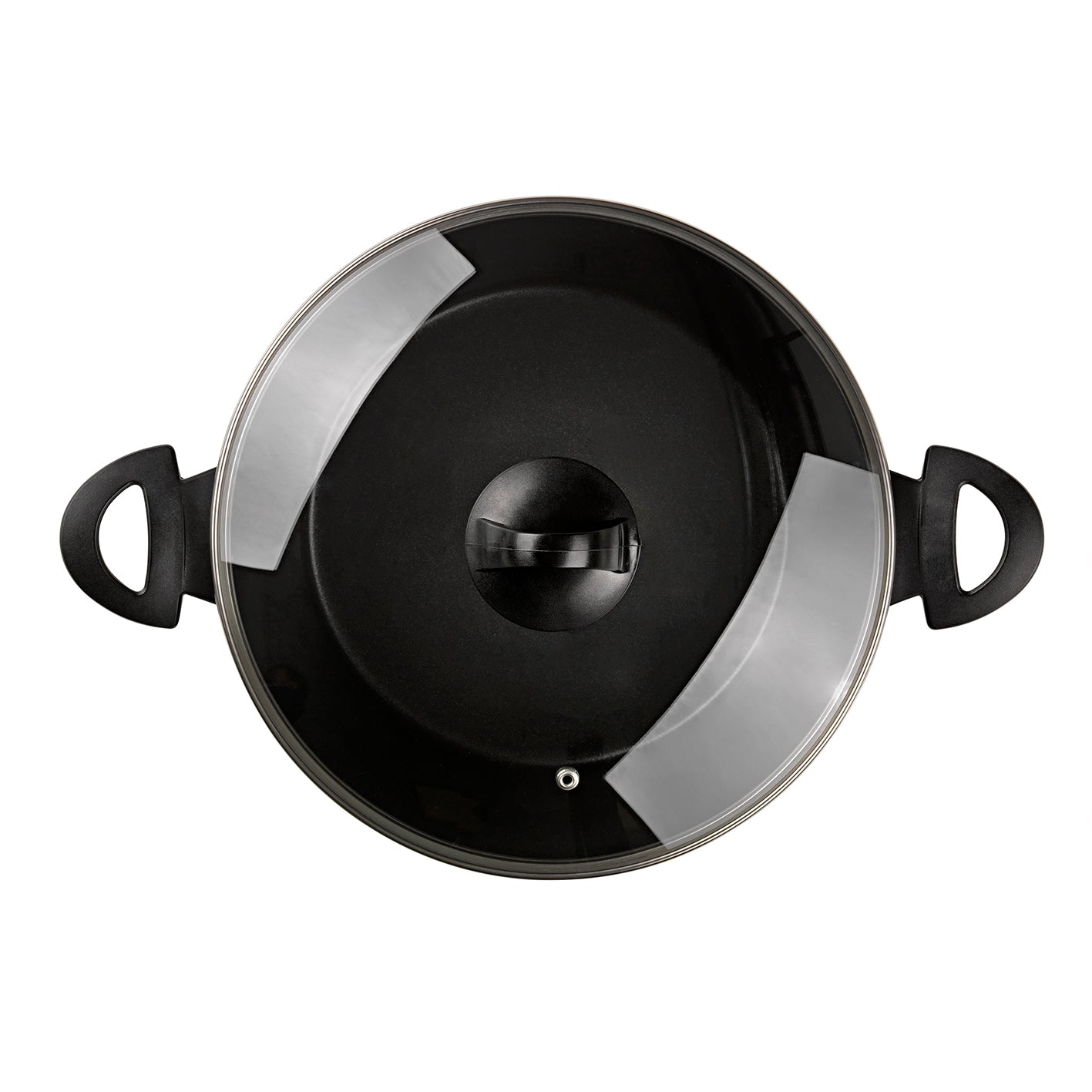 Aluminium-Kochtopf geschmiedet - 20 cm - schwarz