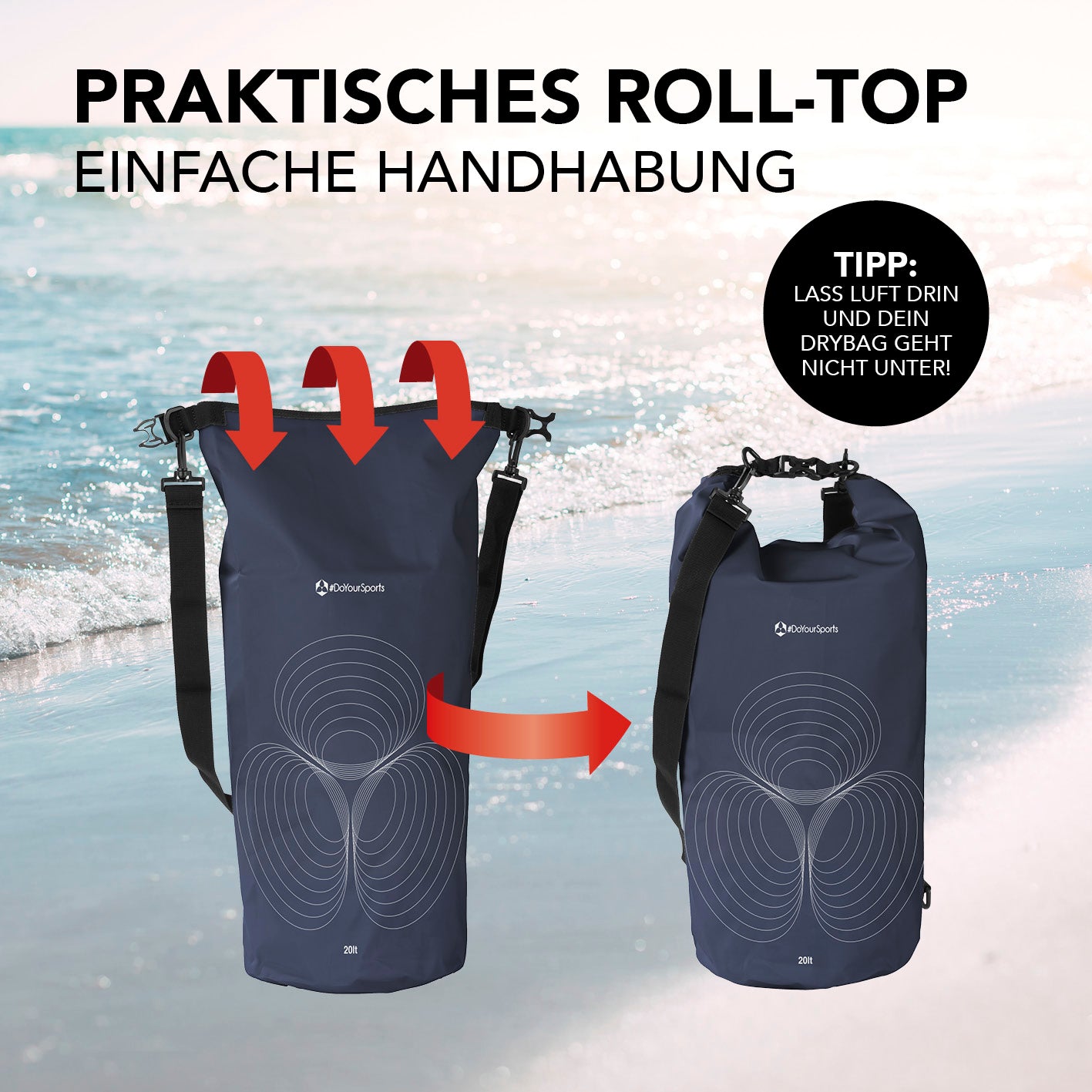 Dry Bag 20L - Dunkelblau