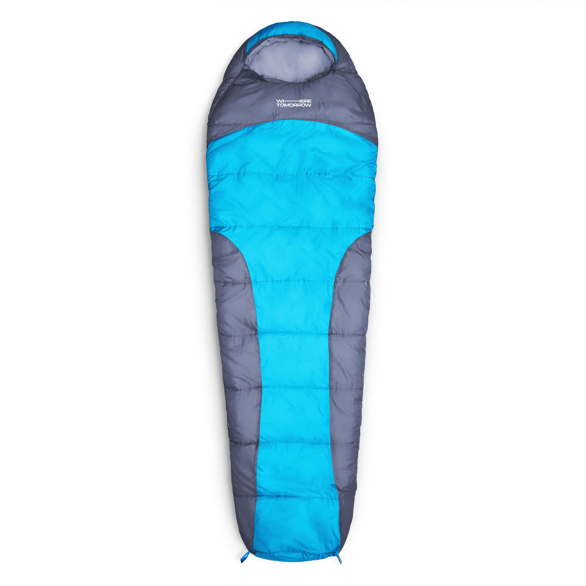 Where Tomorrow Camping Schlafsack Classic - Mumienschlafsack mit Tasche - 230 x 80 x 55 cm
