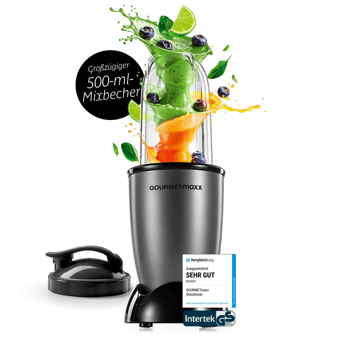 Mr. Magic Power 400 Pro Basis-Set M - Anthrazit/Schwarz