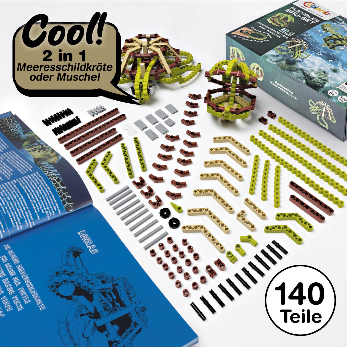 Baustein-Set Schildkröte