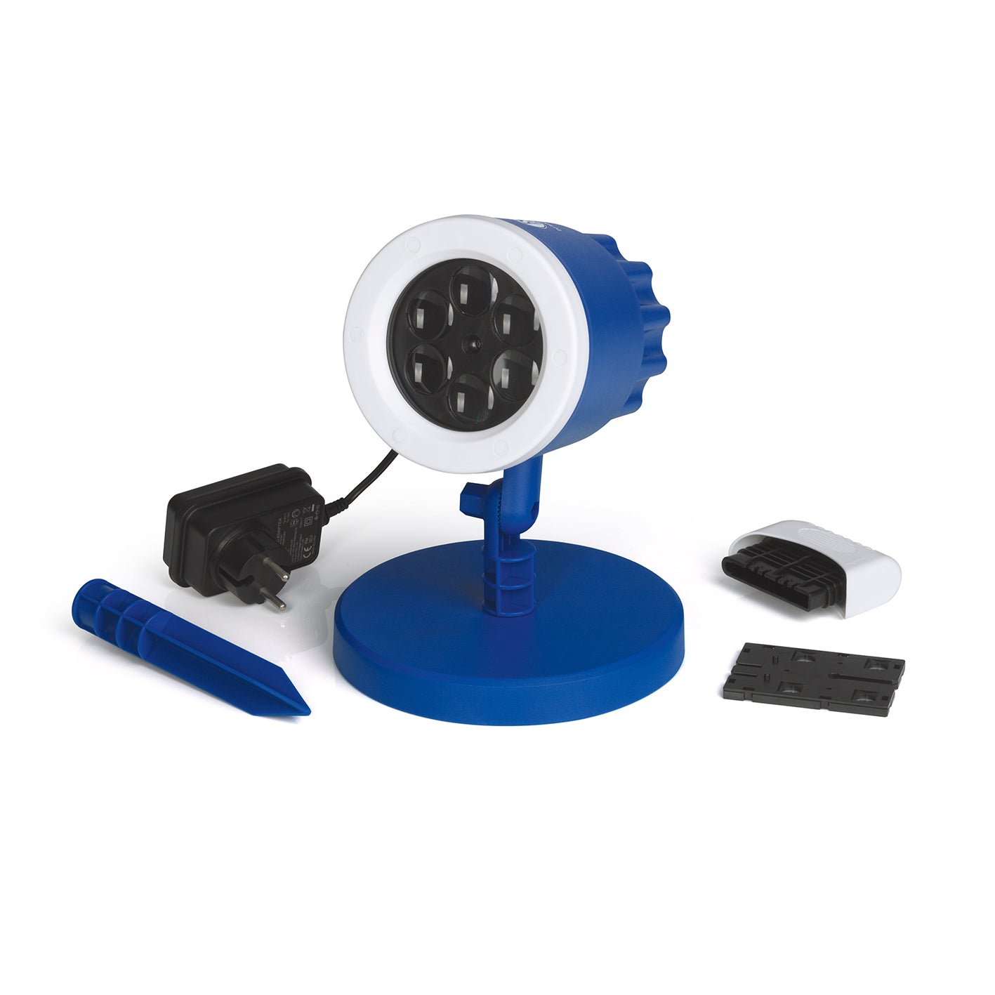 LED-Motivstrahler FC Schalke 05blau/weiß mit Logo