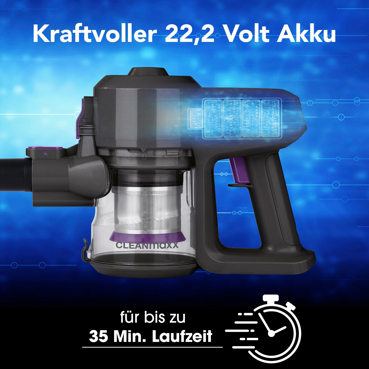 Akku-Zyklonstaubsauger