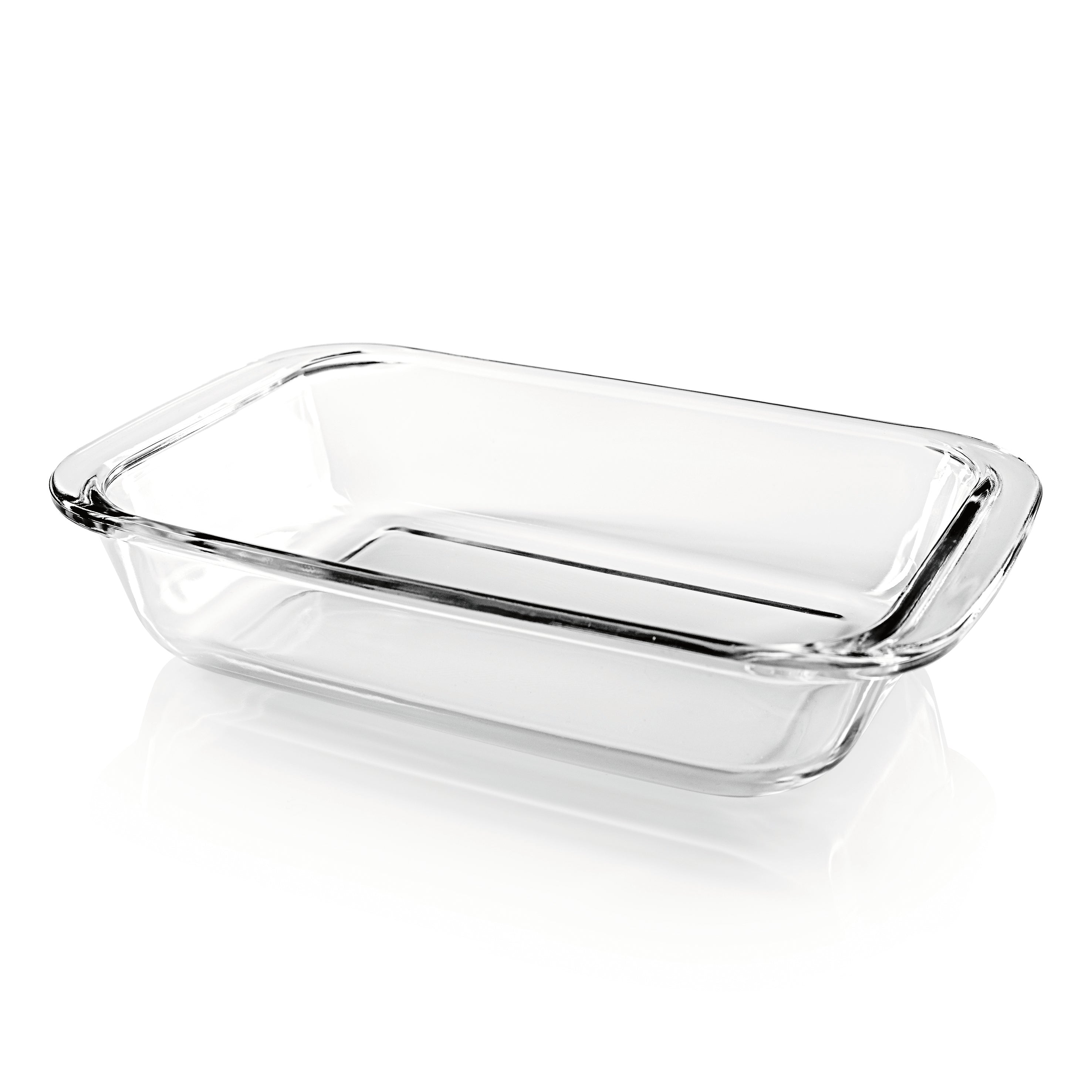 Glas-Auflaufform für Heißluftfritteuse & Backofen - 23 x 15 x 4,5 cm - 800 ml