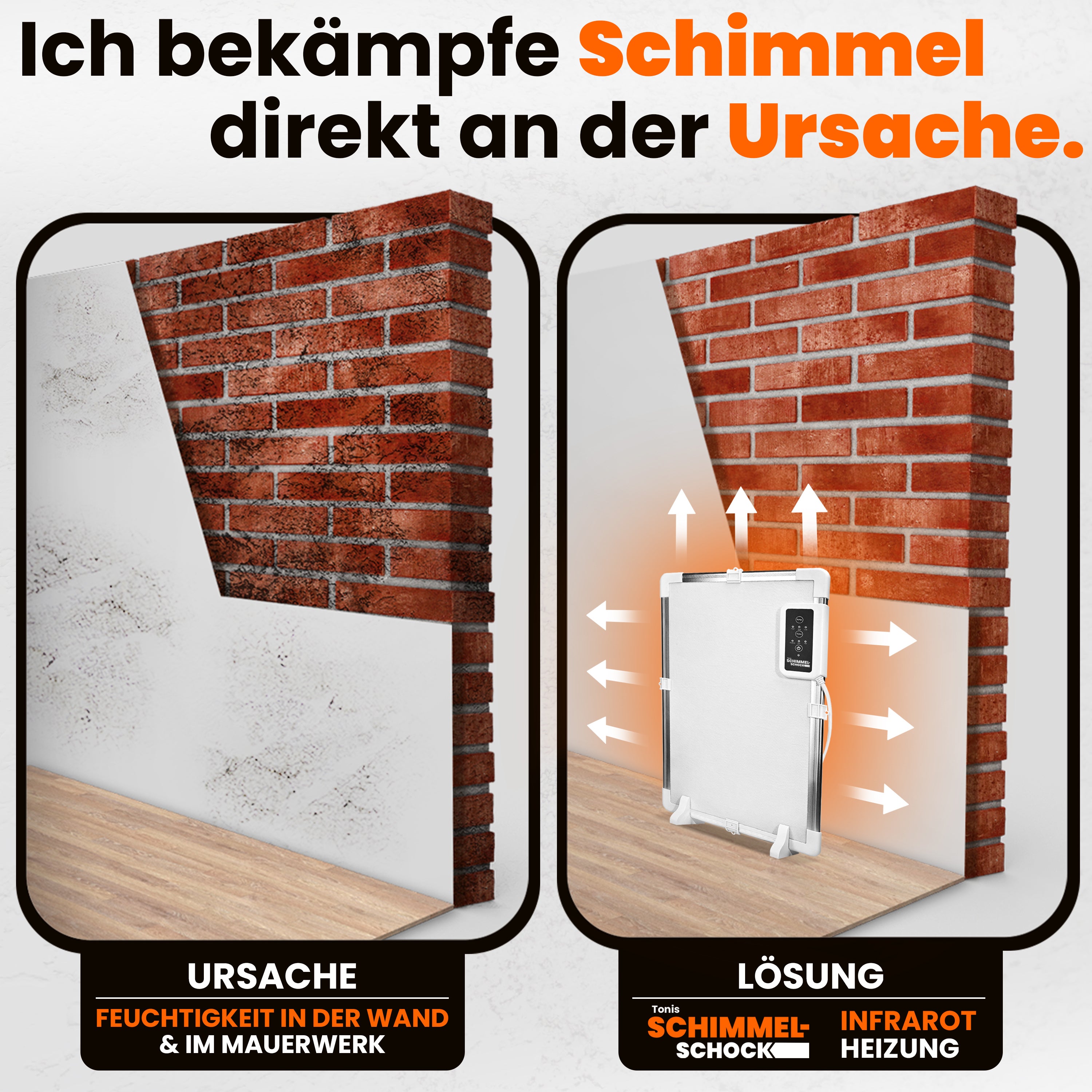 Anti-Schimmelheizung