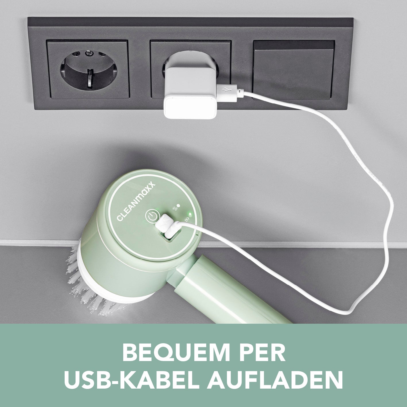 Akku-Reinigungsbürste - 2 Geschwindigkeitsstufen