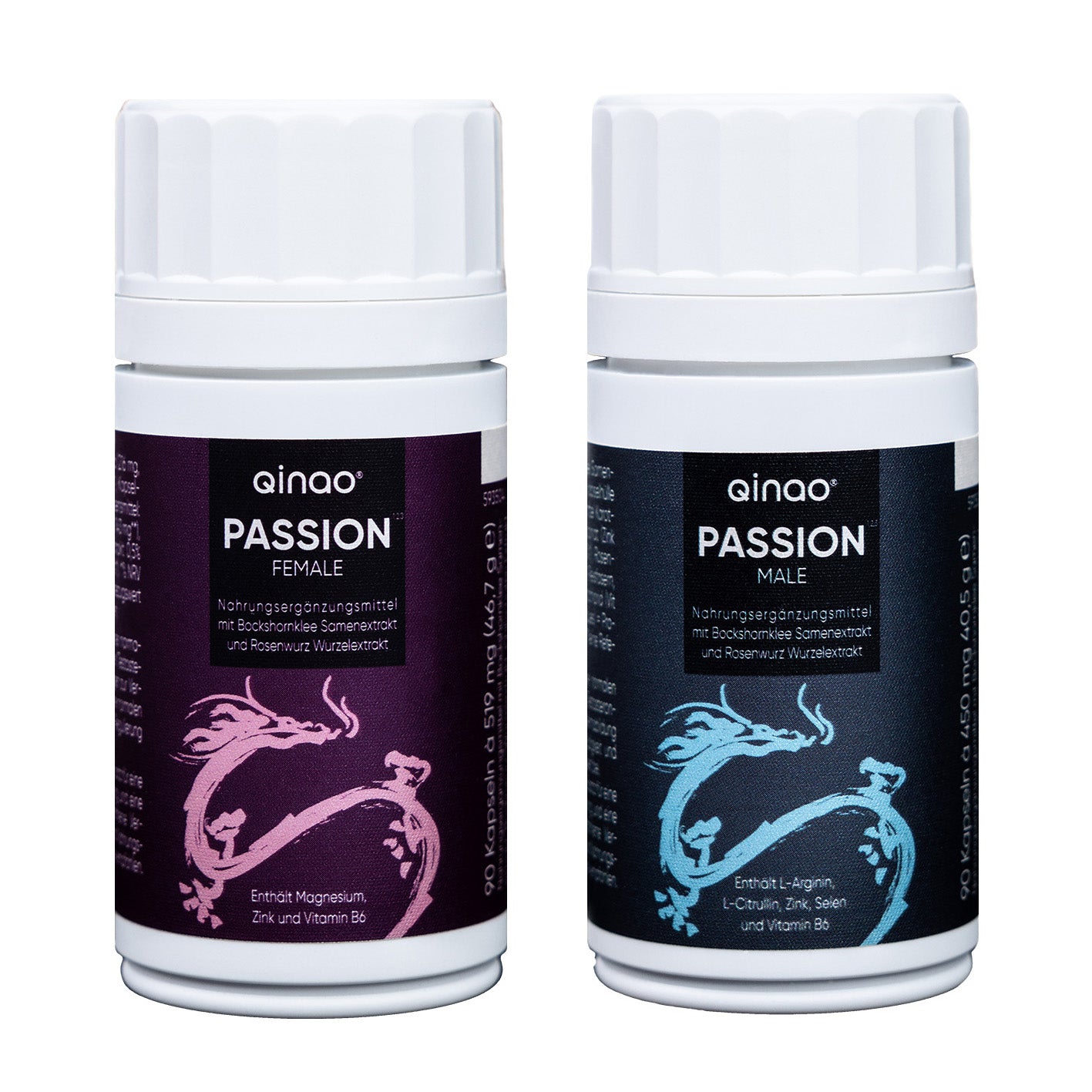 Nahrungsergänzungsmittel PASSION FEMALE & MALE - 2er-Set (2x 90 Kapseln)