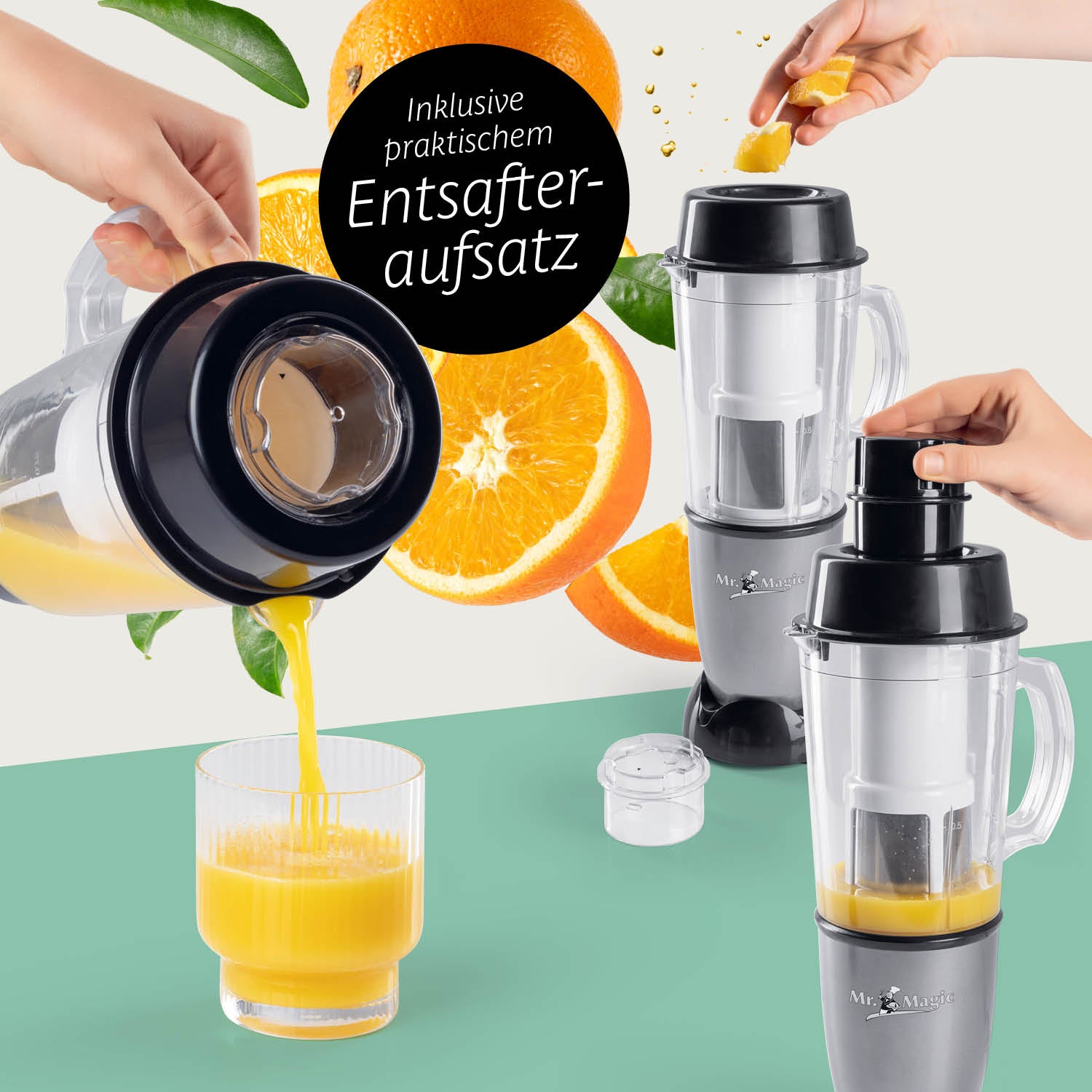 Mr. Magic Mixer - Silber/Schwarz