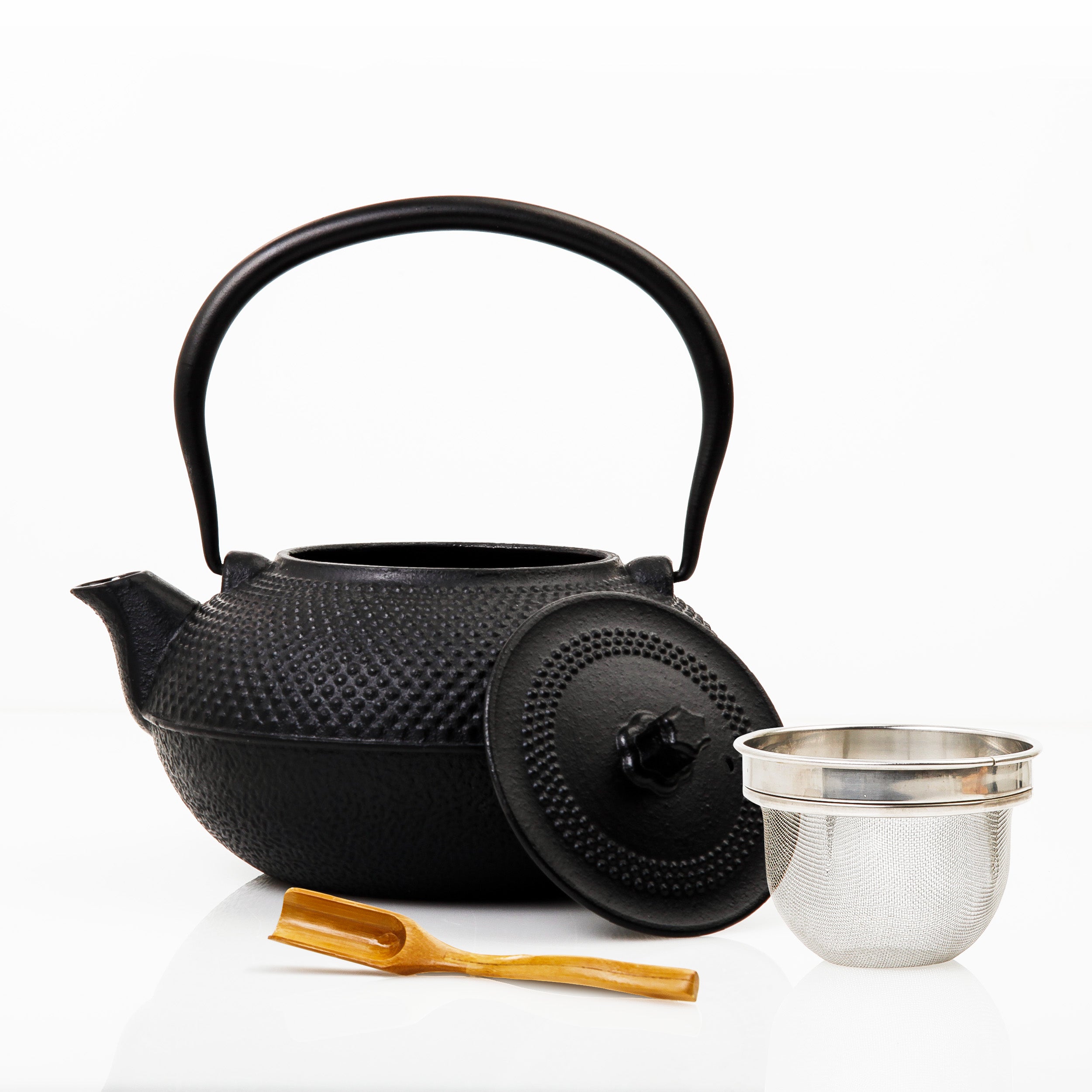 LUMALAND Geschirr-Set Asia Hobnail Design - 3-tlg. -Gusseisen