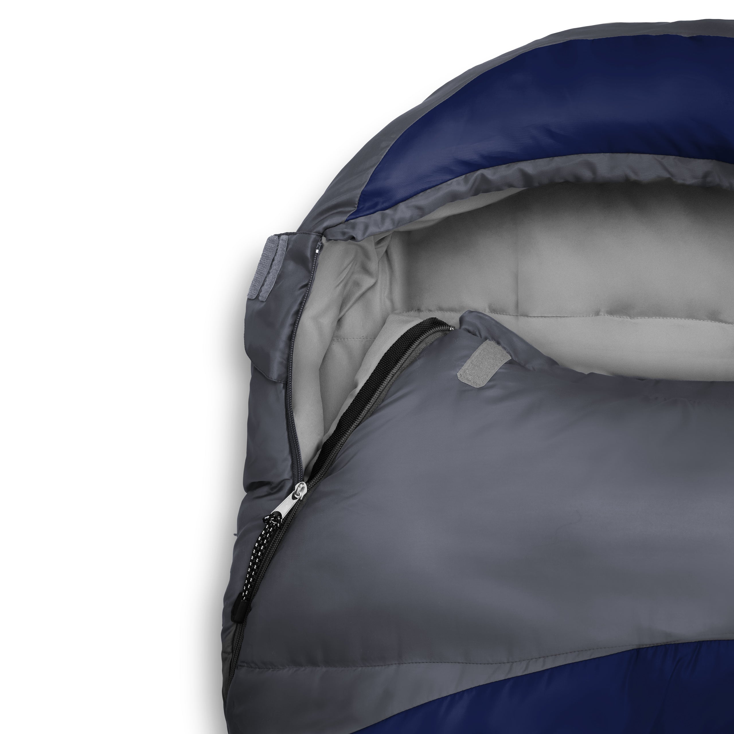 Camping Schlafsack Classic - Mumienschlafsack mit Tasche - 230 x 80 x 55 cm - Dunkelblau
