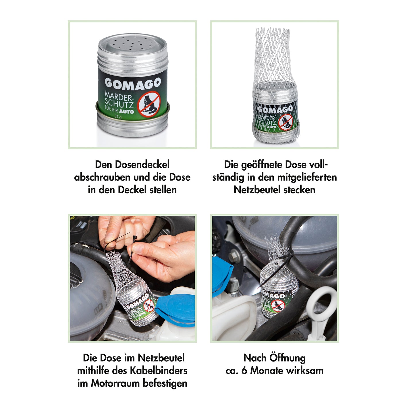 Mardervergrämung Auto