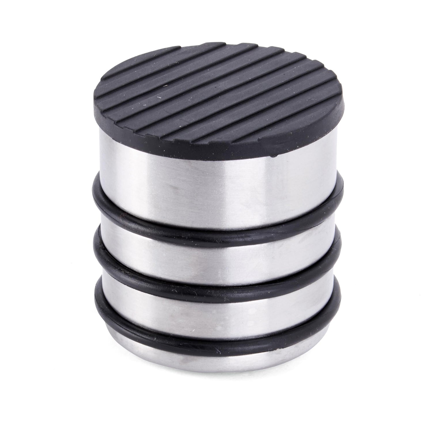 Edelstahl Türstopper Chrom-Design hoch 2 Stück
