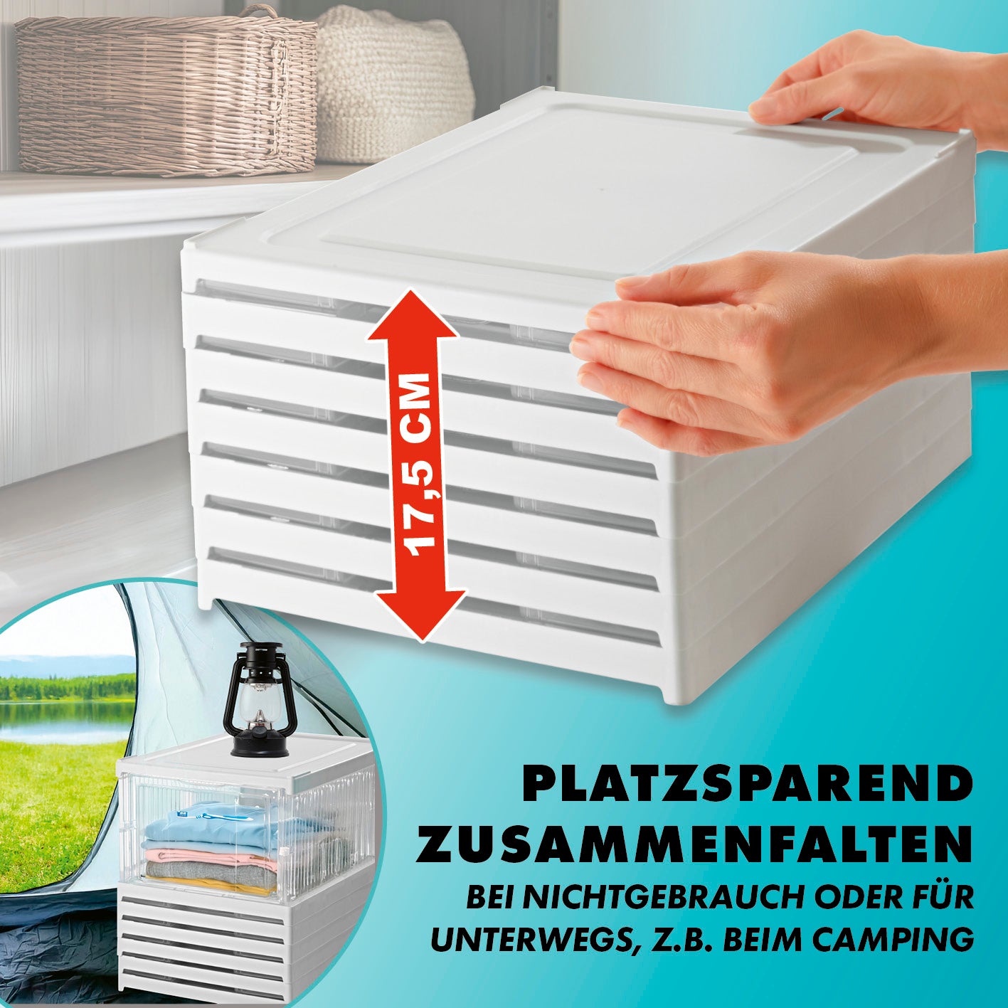 Faltbares Schuhregal