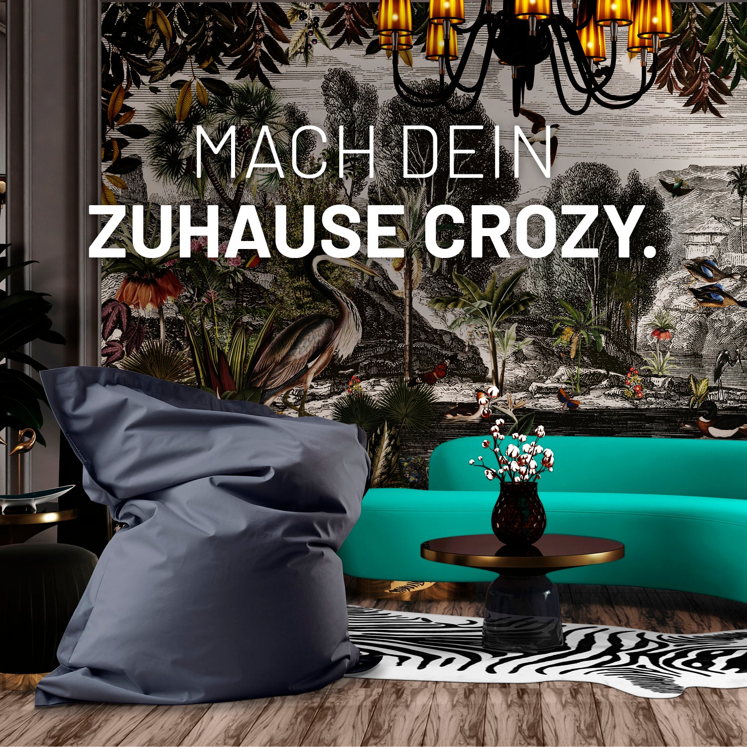 Sitzsack Classic XXL (380 L) - indoor & outdoor - Stahlgrau