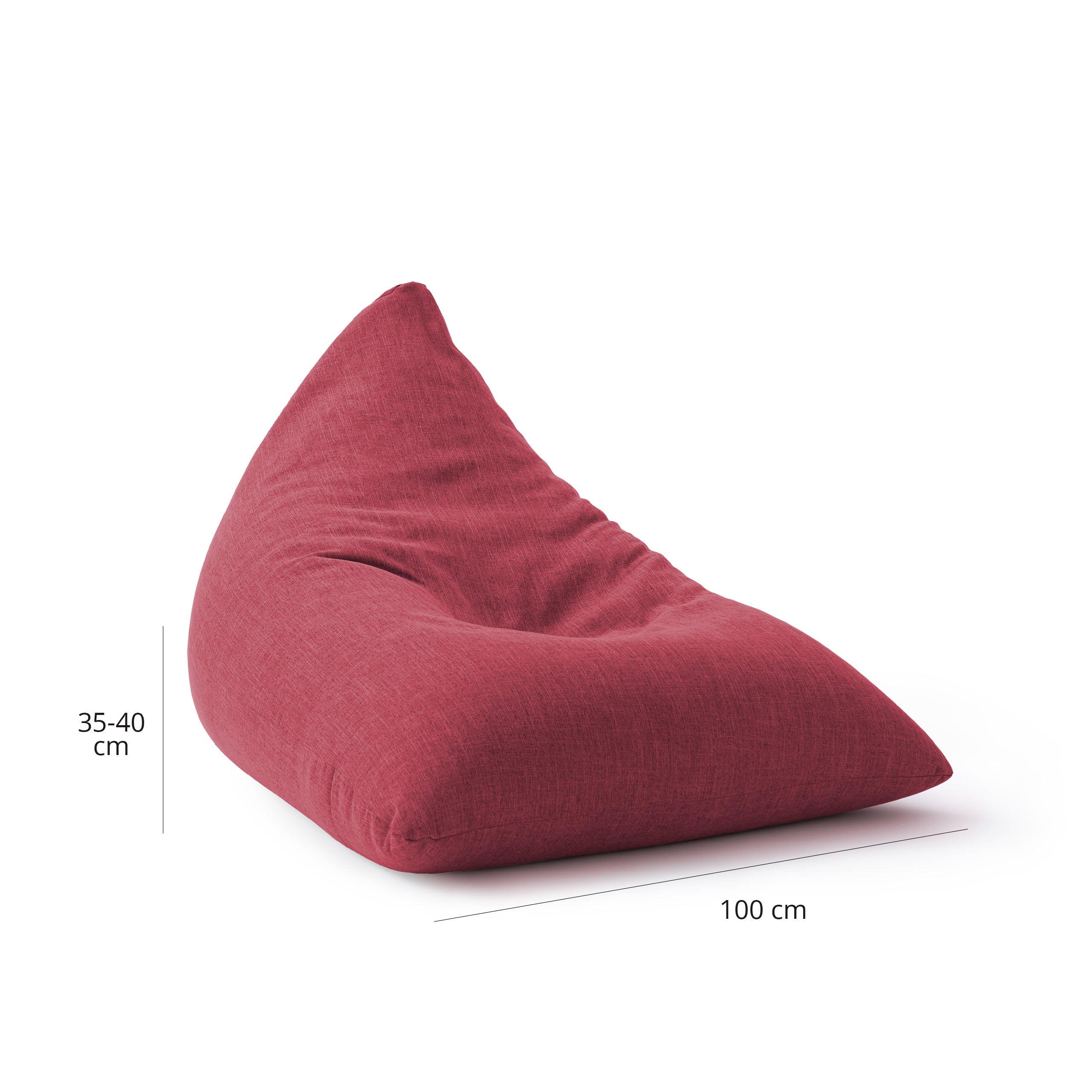 Sitzsack Interior Line (370 L) - indoor - Rot