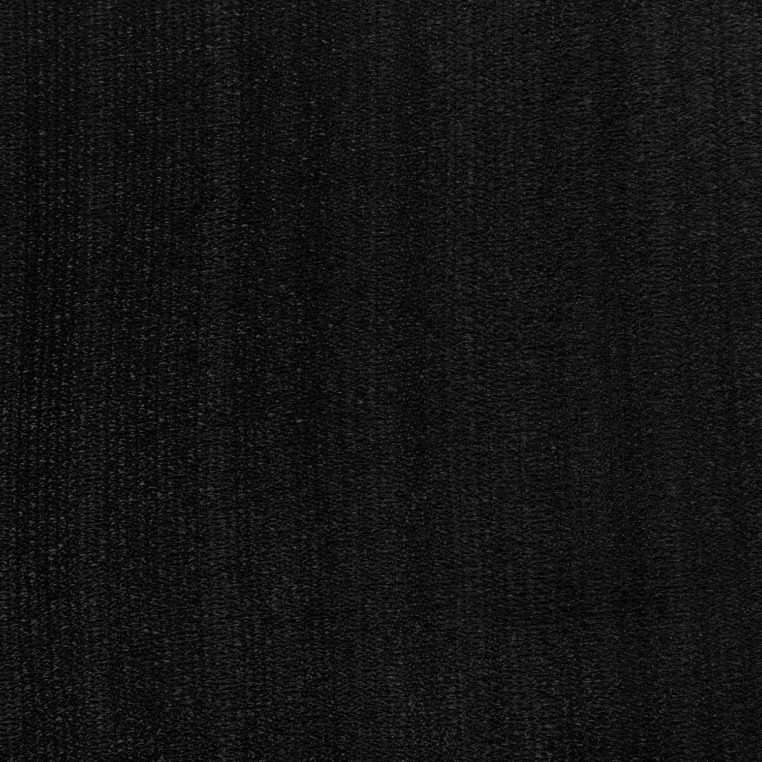 Sonnensegel 100% HDPE mit Stabilisator für UV-Schutz - Rechteck 4 x 5 Meter - Schwarz