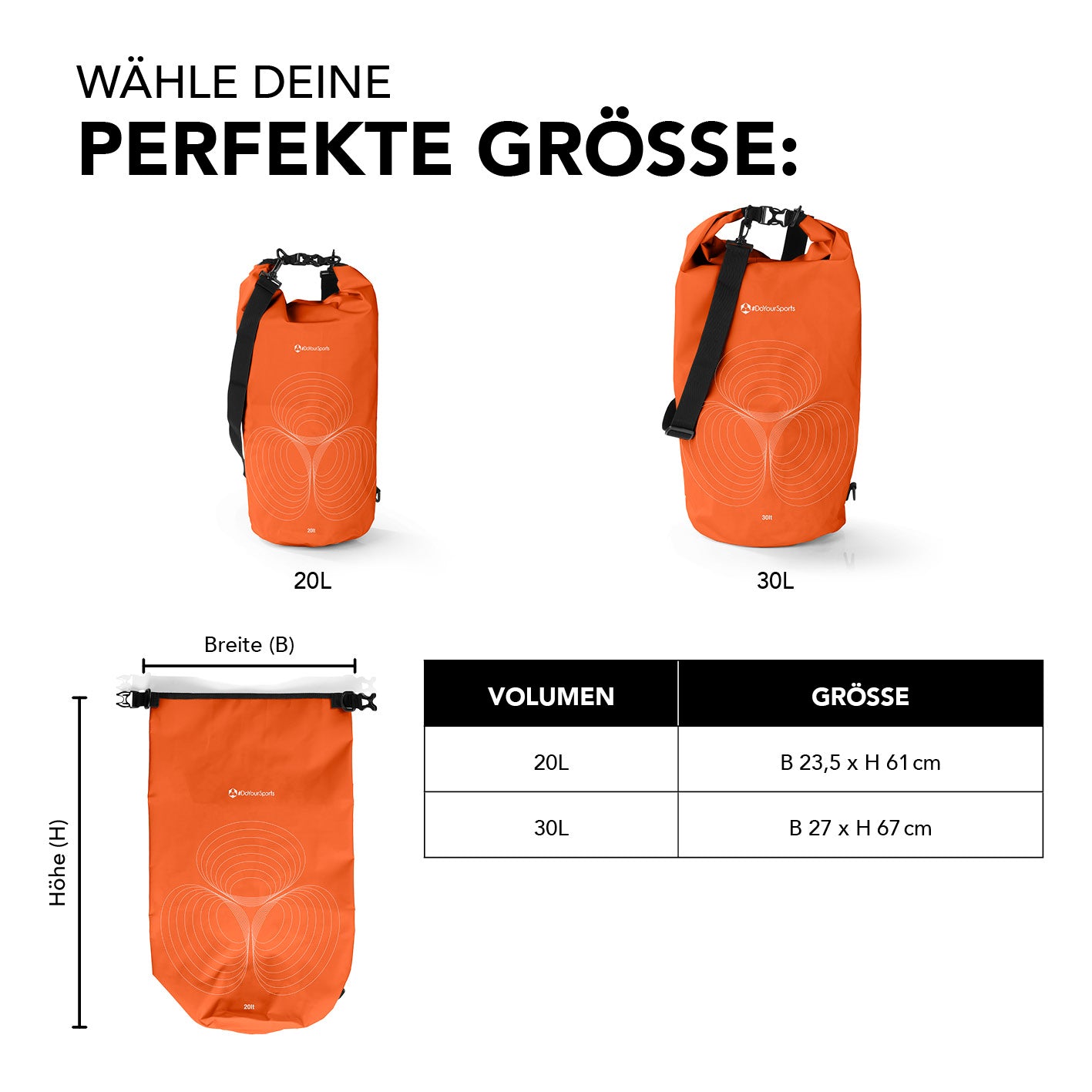 Dry Bag 30L - Orange
