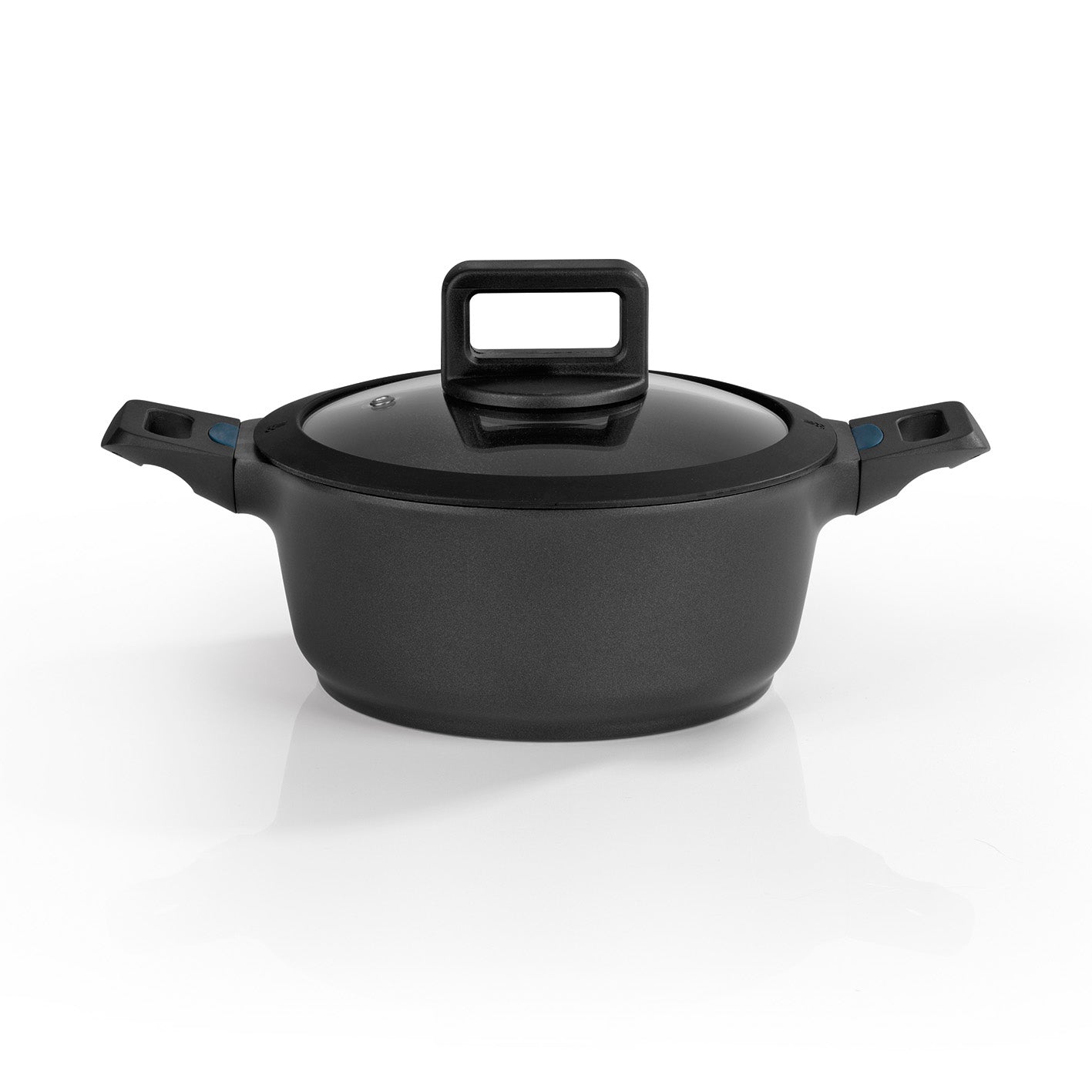 Aluguss-Kochtopf 20 cm - N8WERK Heat Indicator - Midnight Edition