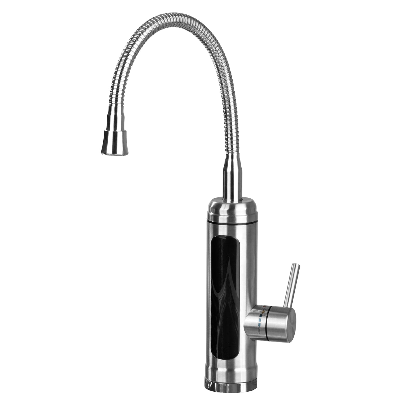 MAXXMEE Warm- & Kaltwasserarmatur - 360° schwenkbare Wasserhahn-Aufsätze - Edelstahl