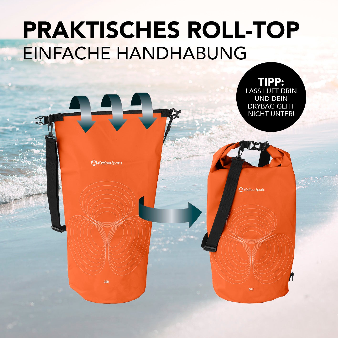 Dry Bag 30L - Orange