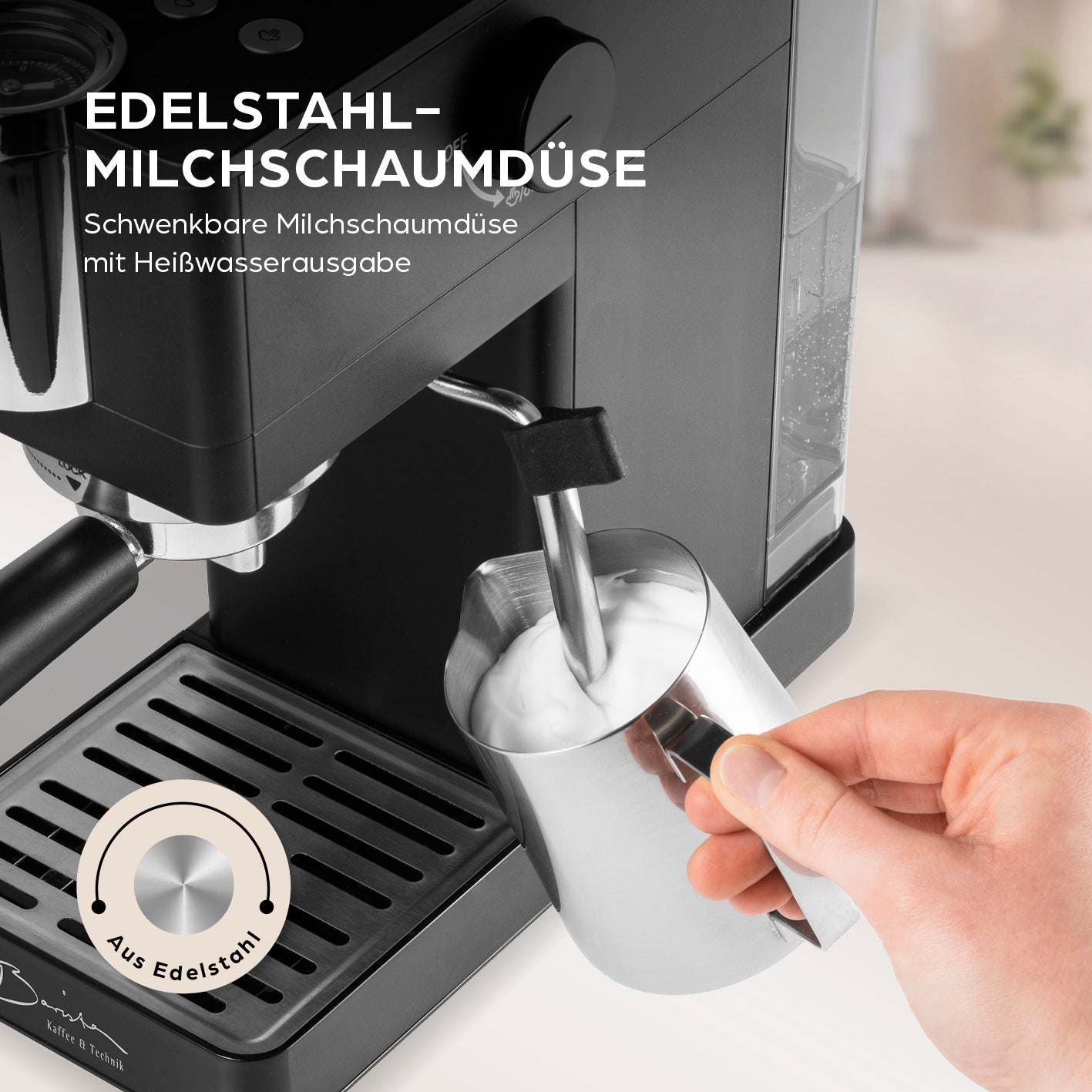 Siebträgermaschine Espresso Slim - 20 bar