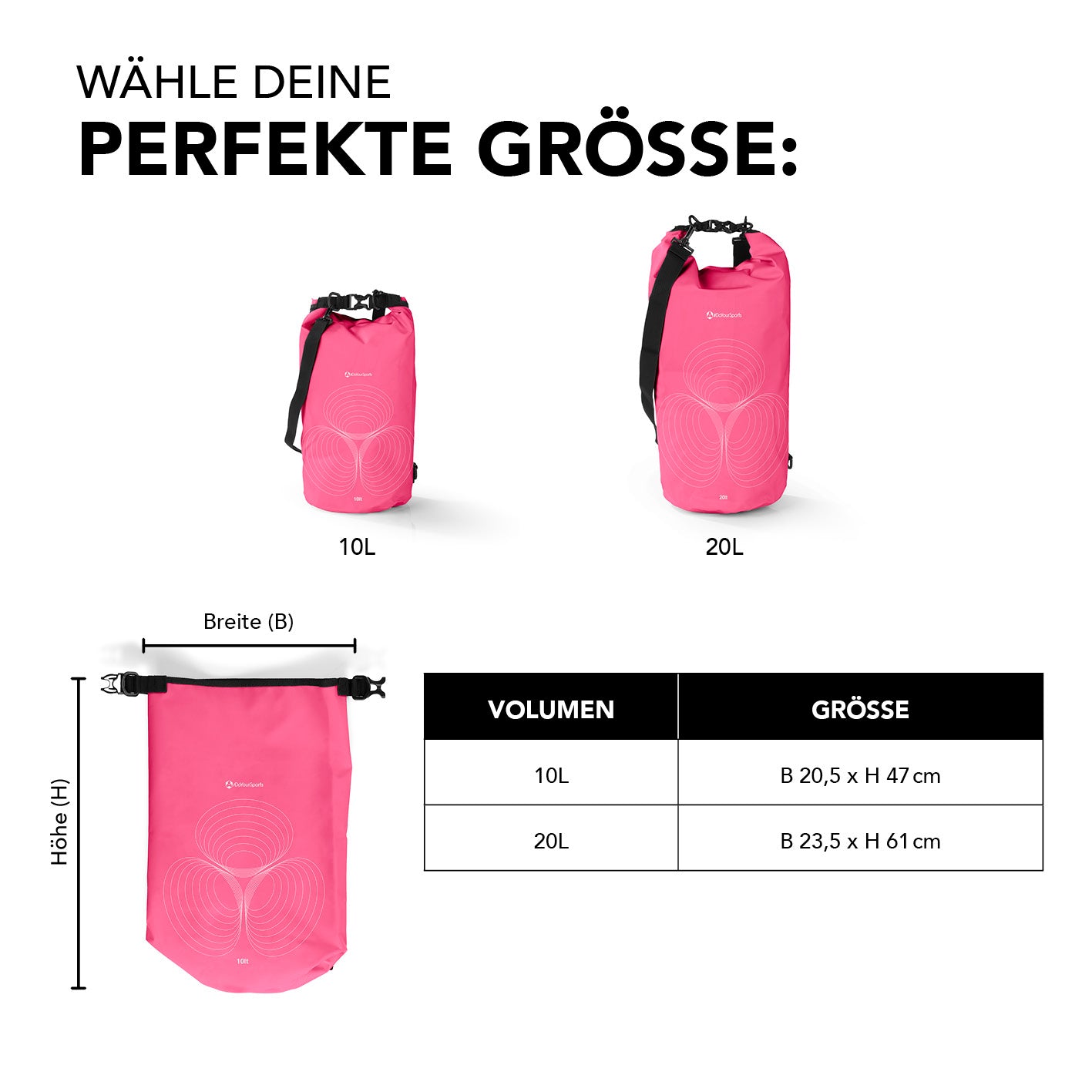Dry Bag 20L - Pink