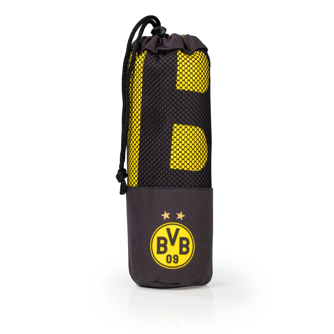 Sporthandtuch Deluxe - 80x130 cm - schwarz/gelb