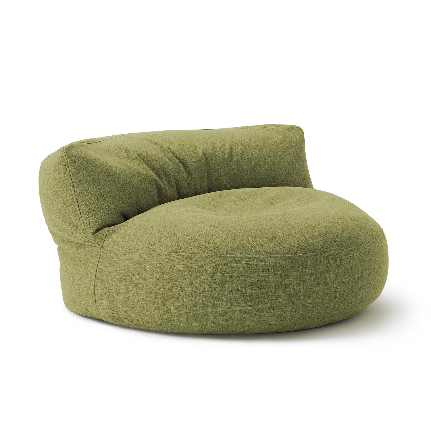 Interior Line Sitzsack-Lounge - Rundes Sitzsack-Sofa - 320l Füllung, 90 x 50 cm - Lime