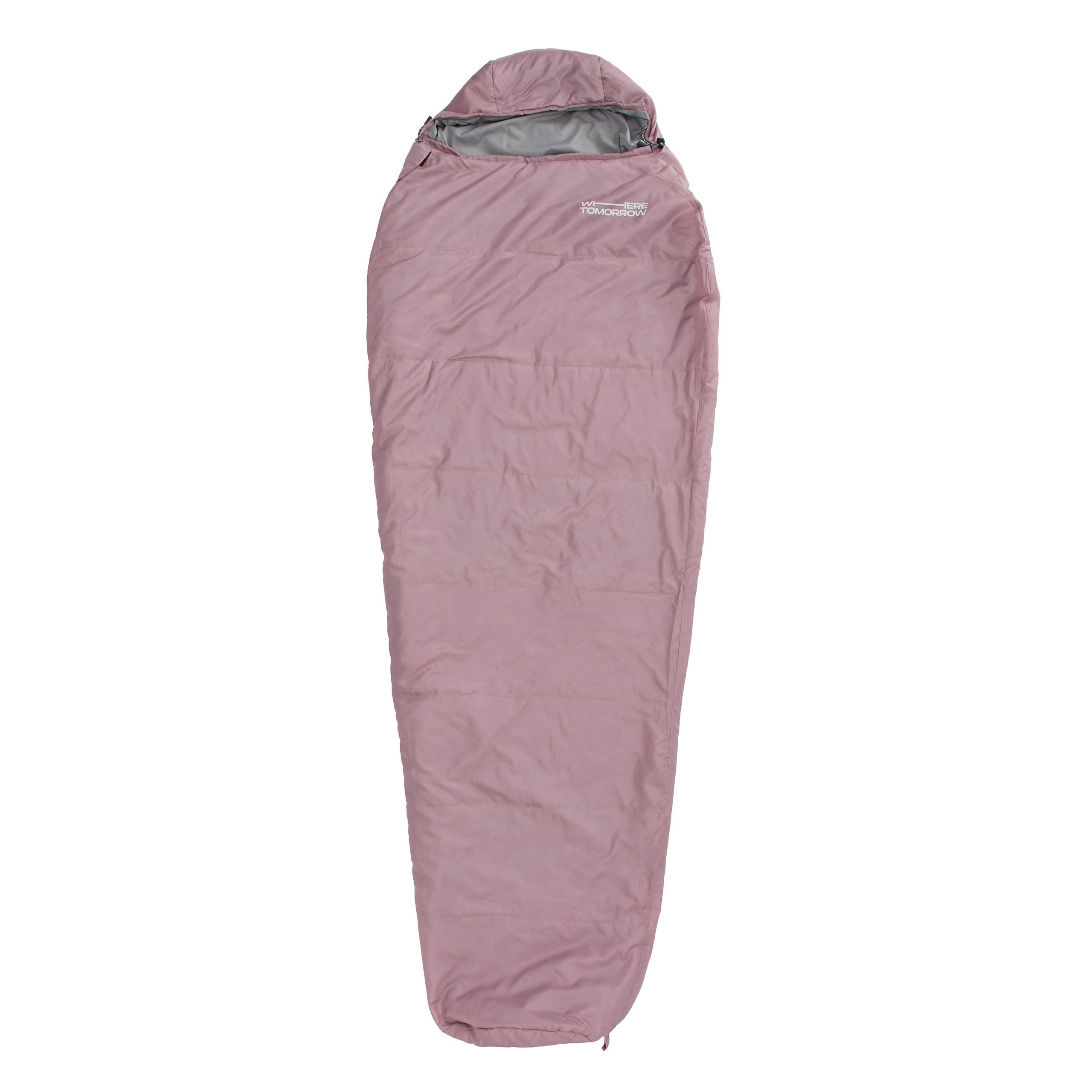 Camping Schlafsack Small & Light - Mumienschlafsack mit Tasche - 220 x 80 x 50 cm - Rose