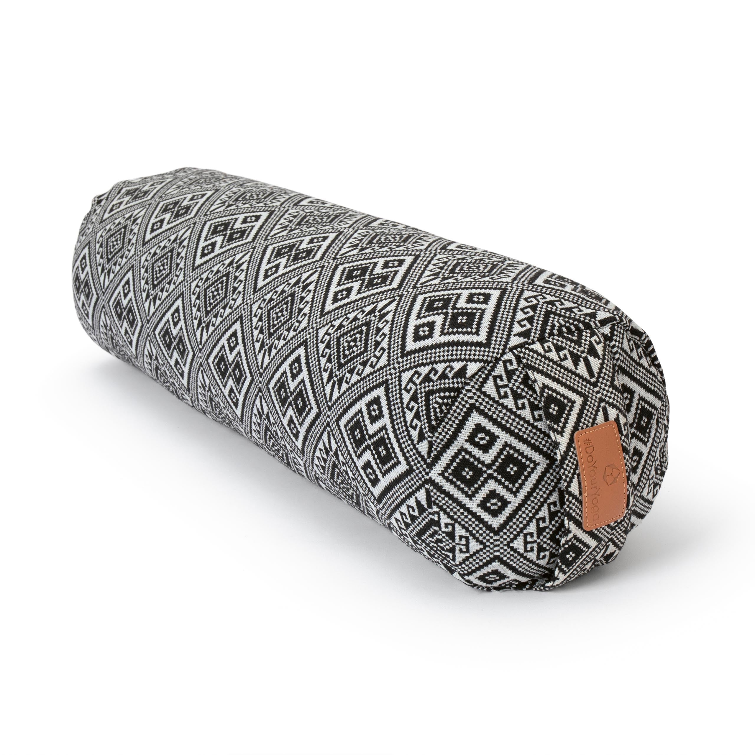 Yoga-Bolster Tarik - gefüllt mit Bio-Dinkelspelz - 68 x 22 x 22 cm - Style 18