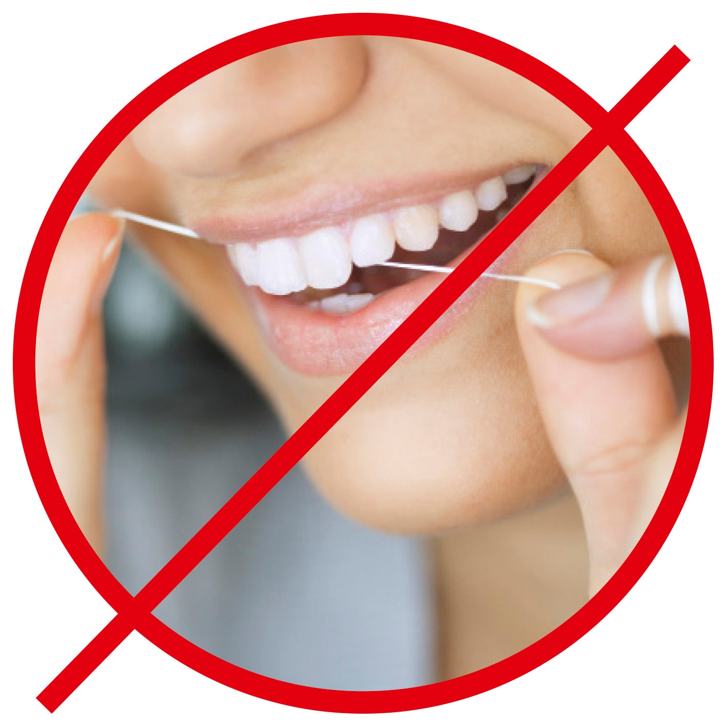 Zahnpflege Zwischenraumreiniger - weiß