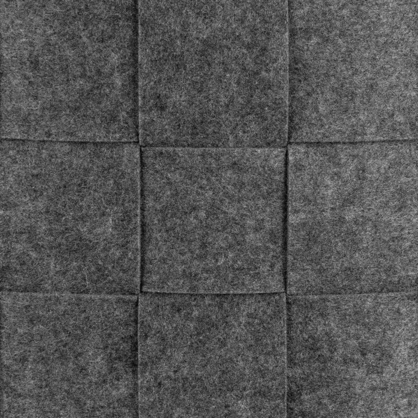 Filz-Aufbewahrungskorb L - 40 x 40 x 40 cm - Dunkelgrau