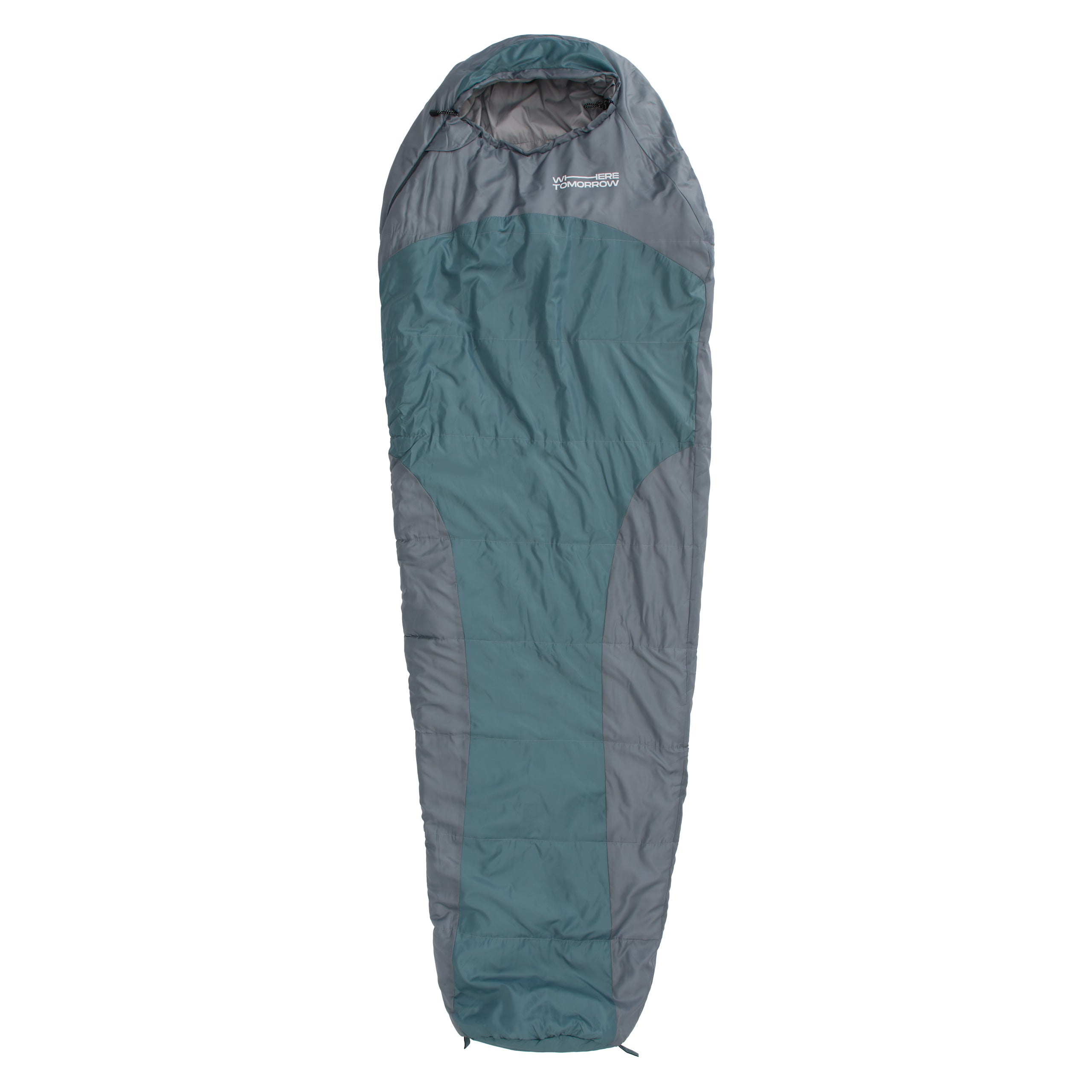 Camping Schlafsack Classic - Mumienschlafsack mit Tasche - 230 x 80 x 55 cm - Goblinblau