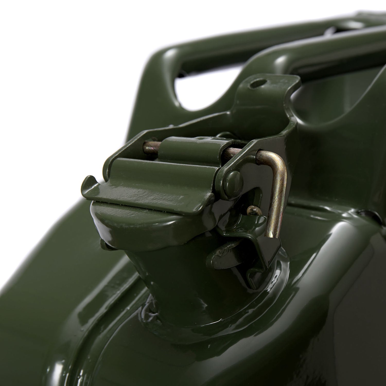 Metall Benzinkanister Kraftstoffkanister olivgrün 20 Liter - 2 Stück