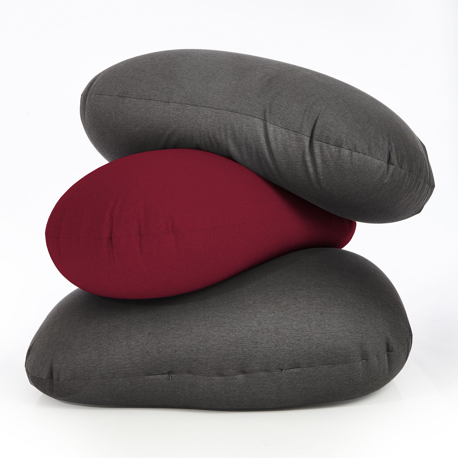 Flexi Comfort Sitzsack - Premium Bean Bag Sitzkissen - Medium 142 x 84 cm - Rot