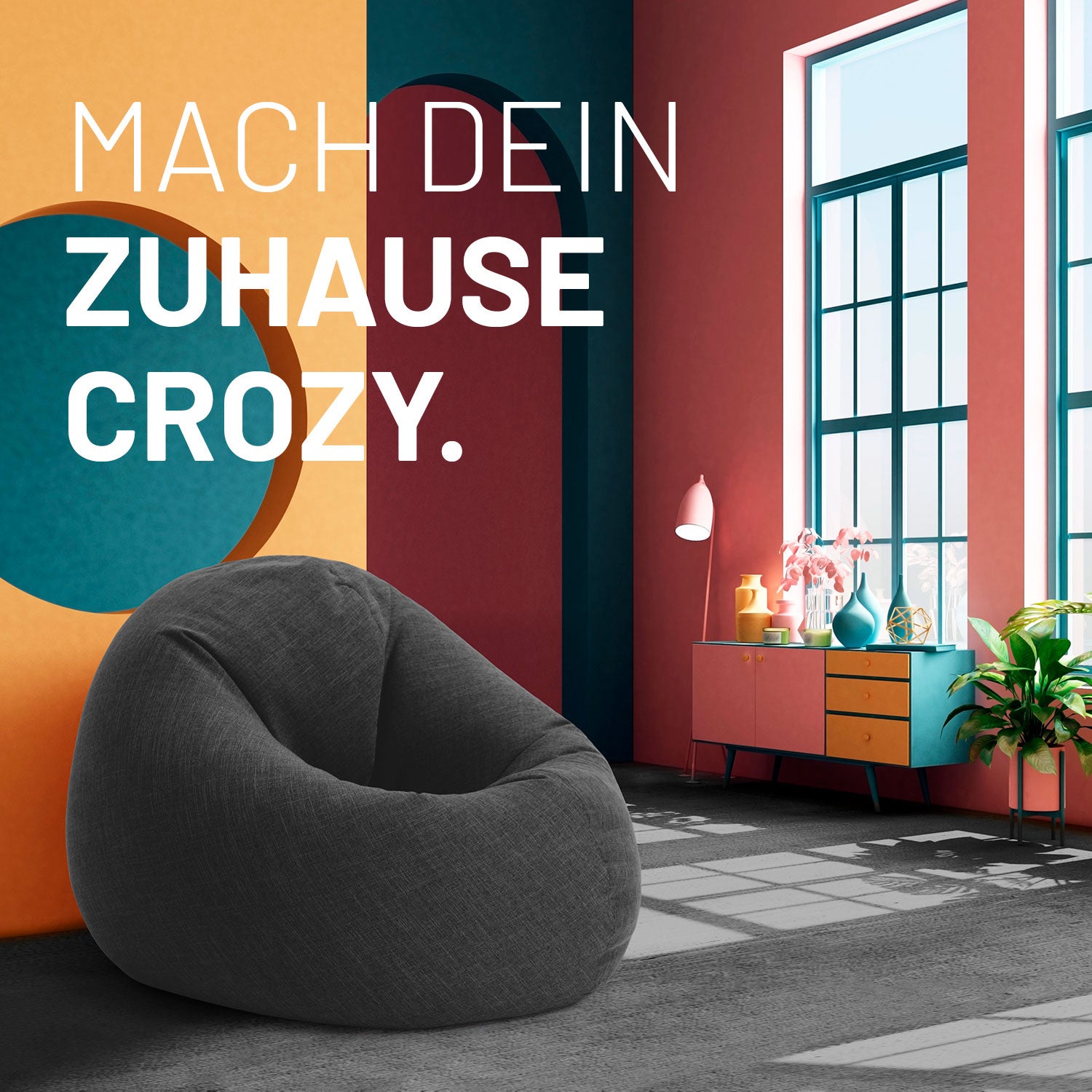 Sitzsack Interior Line (300 L) - indoor - Dunkelgrau