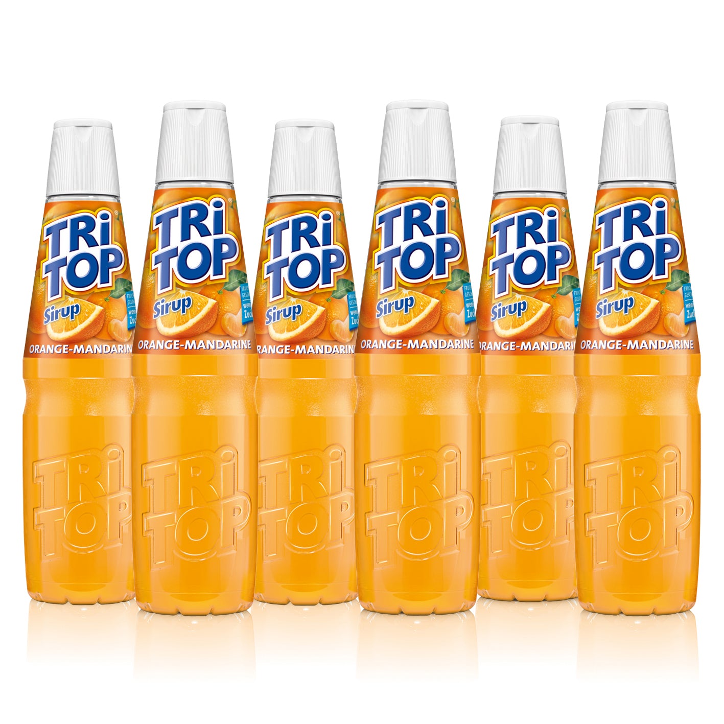 TRi TOP Sirup Orange-Mandarine 6er-Set - 6x 600 ml