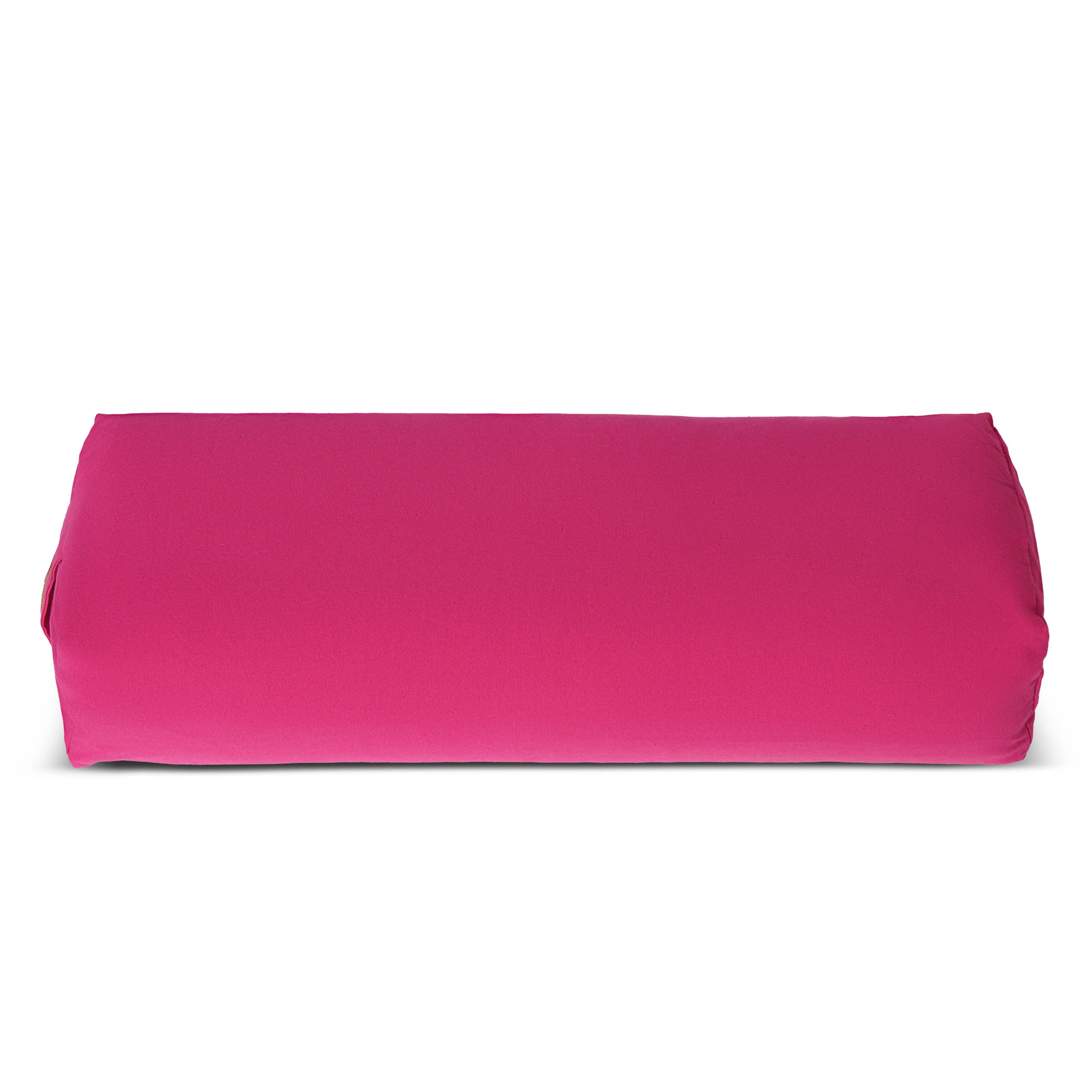 Yoga-Bolster Paravati - gefüllt mit Bio-Buchweizenschalen - 67 x 22 x 13 cm - Pink