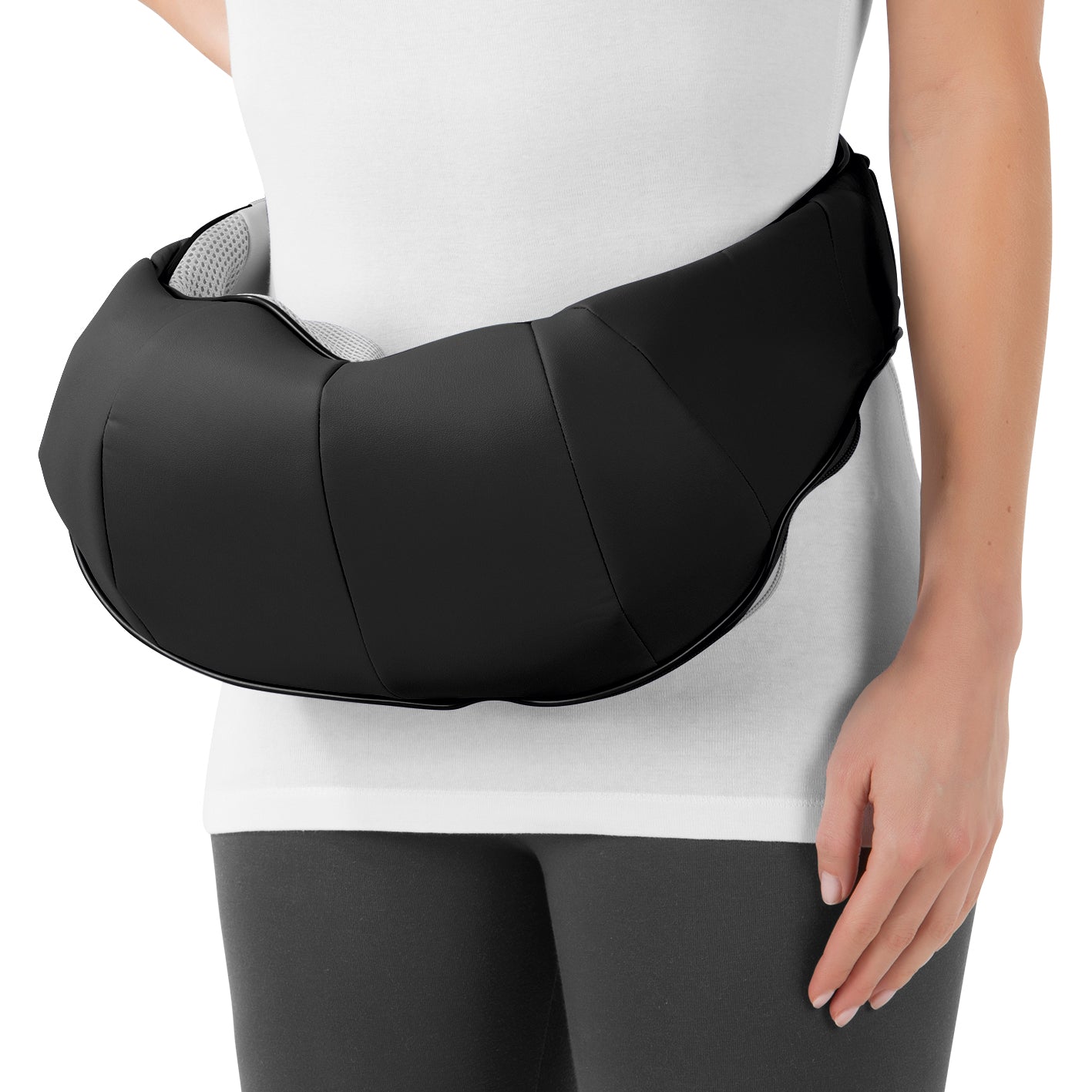 Shiatsu-Massagegerät für Nacken & Schulter - grau/schwarz