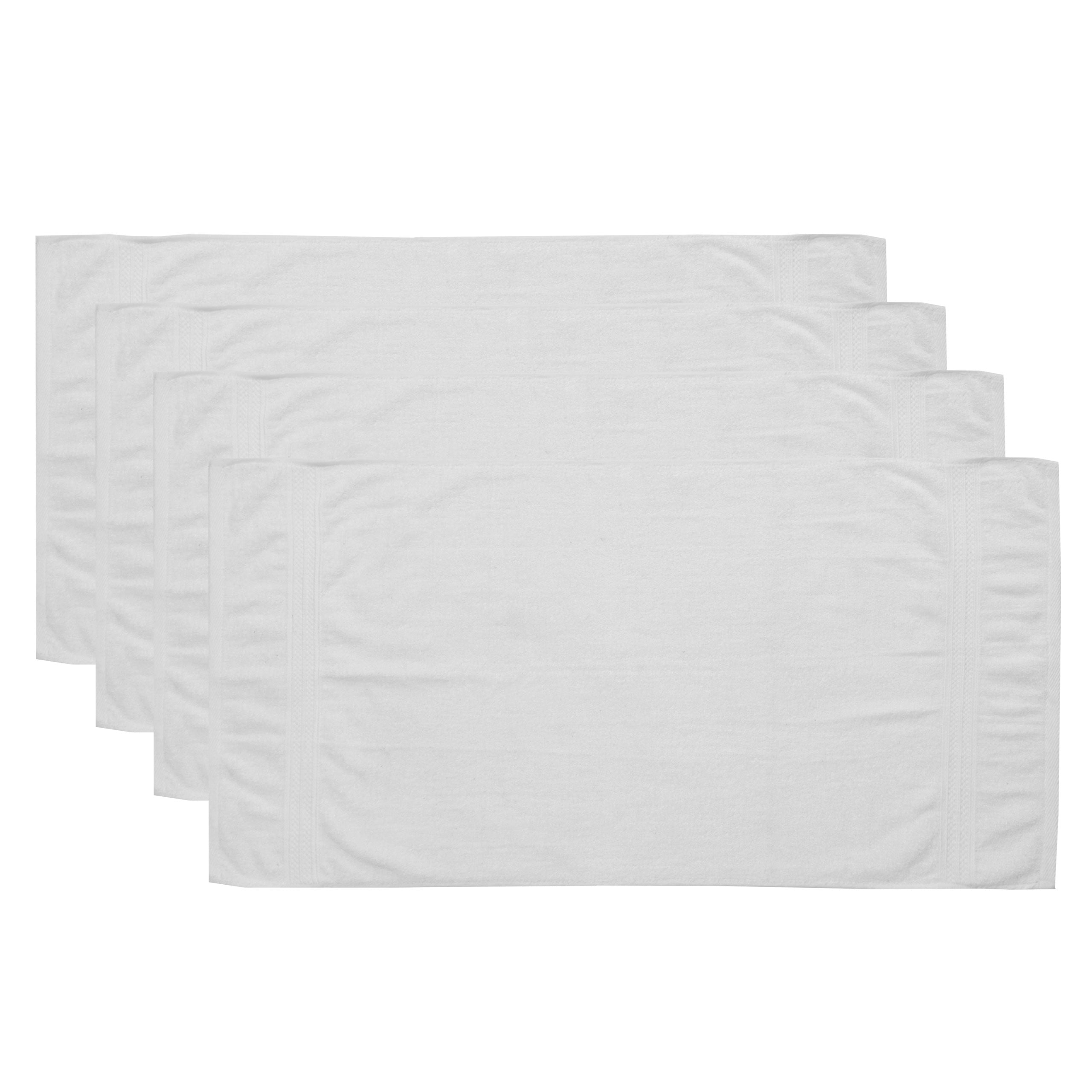 Premium Frottee-Handtuch - 50 x 100 cm - 4er Set - weiß
