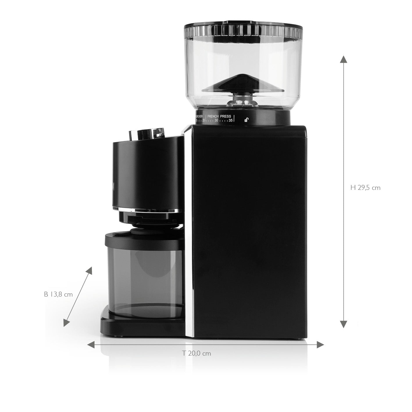 GRIND-PERFECT Elektrische Kaffeemühle - 250 g