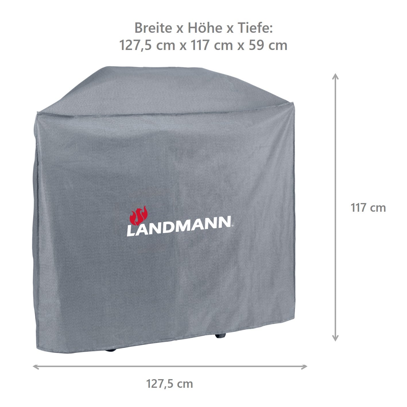 Premium Wetterschutzhaube - 59 x 127,5 x 117 cm