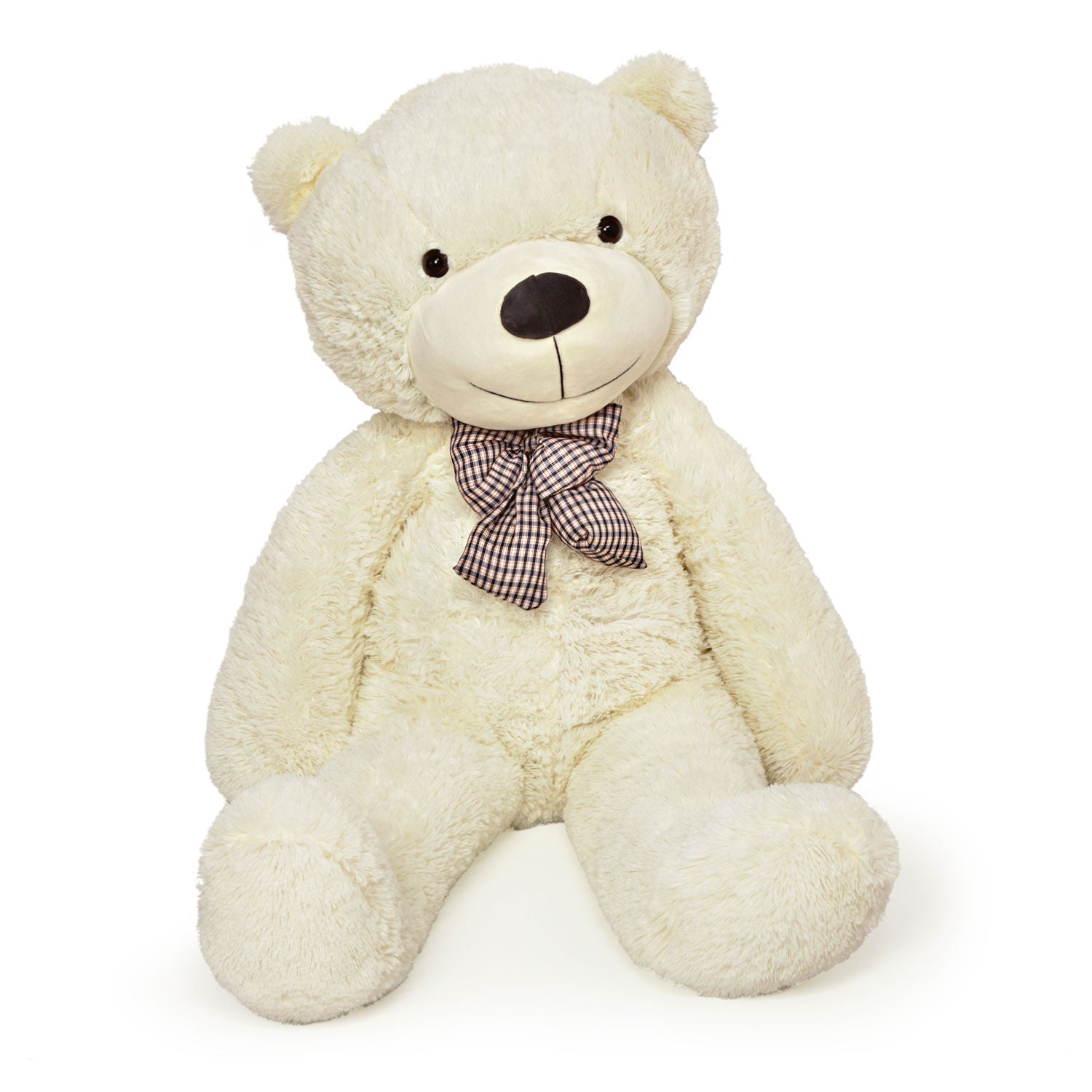 XXL-Teddy mit Knopfaugen - 120 cm - Beige