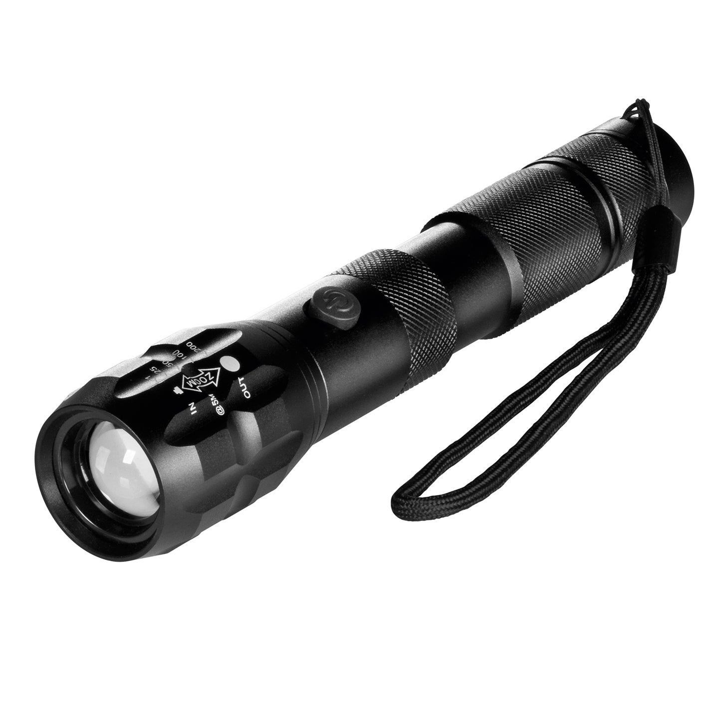 Power-Taschenlampe 3,7V schwarz 1800mAh