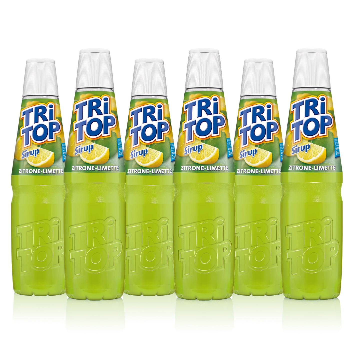 TRi TOP Sirup Zitrone-Limette 6er-Set - 6x 600 ml
